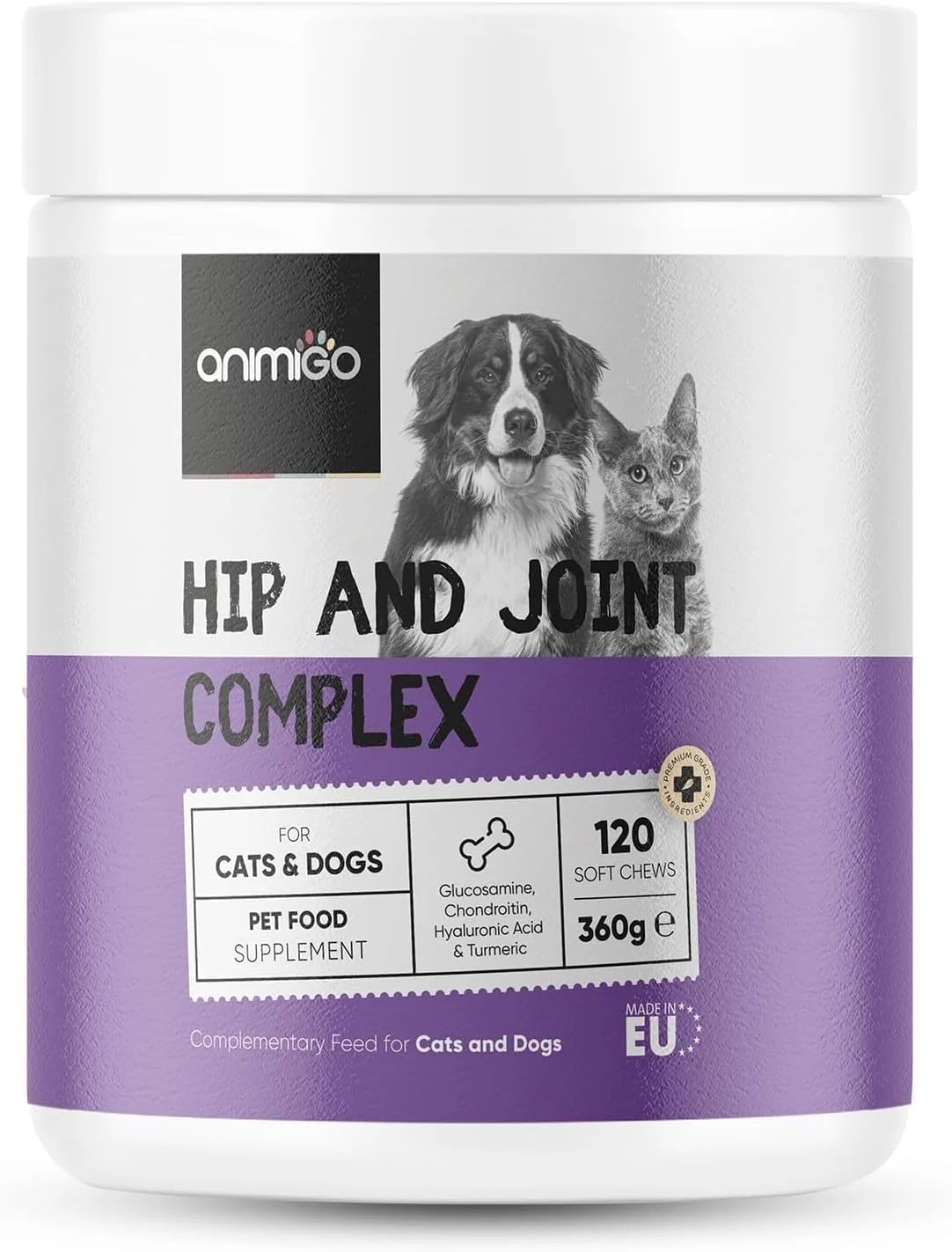 قرص های جویدنی نرم کمپلکس مفصل و لگن Animigo - 120 عدد