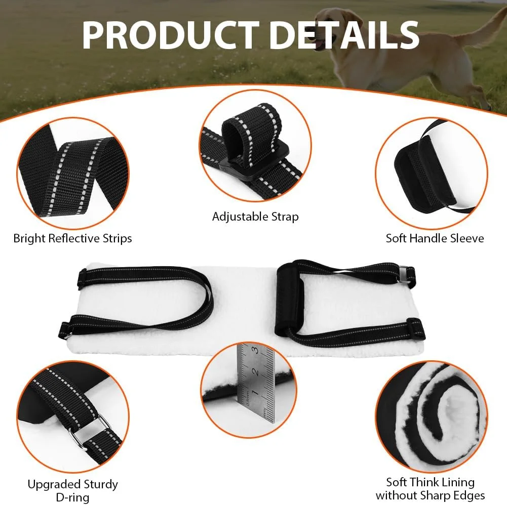 اسلینگ کمکی حرکتی سگ برای پاهای عقب، اسلینگ بالابر برای حیوانات خانگی با دسته، هارنس بالابر قابل تنظیم برای سگ های پیر، پاهای عقب ضعیف، با آسیب دیدگی، معلولیت (برای سگ متوسط) اسلینگ کمکی حرکتی سگ برای پاهای عقب، اسلینگ بالابر برای حیوانات خانگی با دسته، هارنس بالابر قابل تنظیم برای سگ های پیر، پاهای عقب ضعیف، با آسیب دیدگی، معلولیت (برای سگ متوسط)