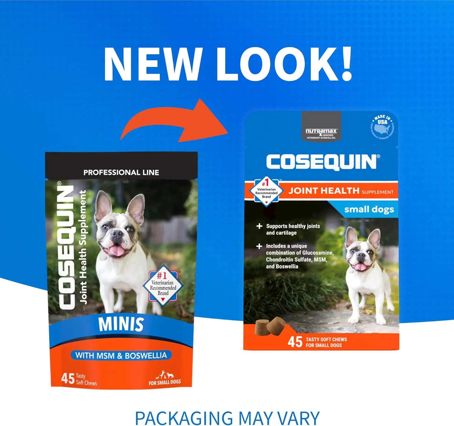 قرص های نرم و کوچک طعم دار Nutramax Laboratories Cosequin Plus MSM & Boswellia