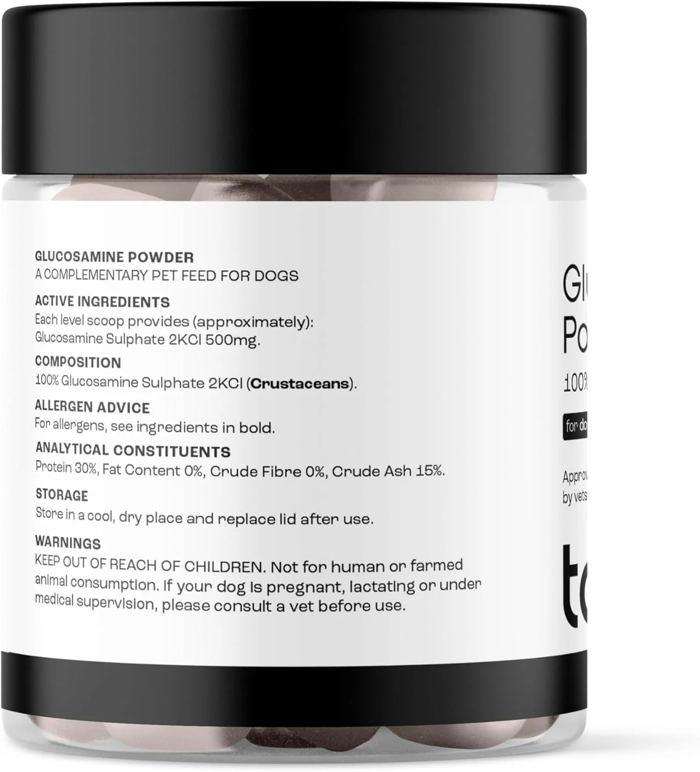 پودر گلوکزامین مخصوص سگ ها توتال پتز 100 گرمی (200 سروینگ) | Puptons