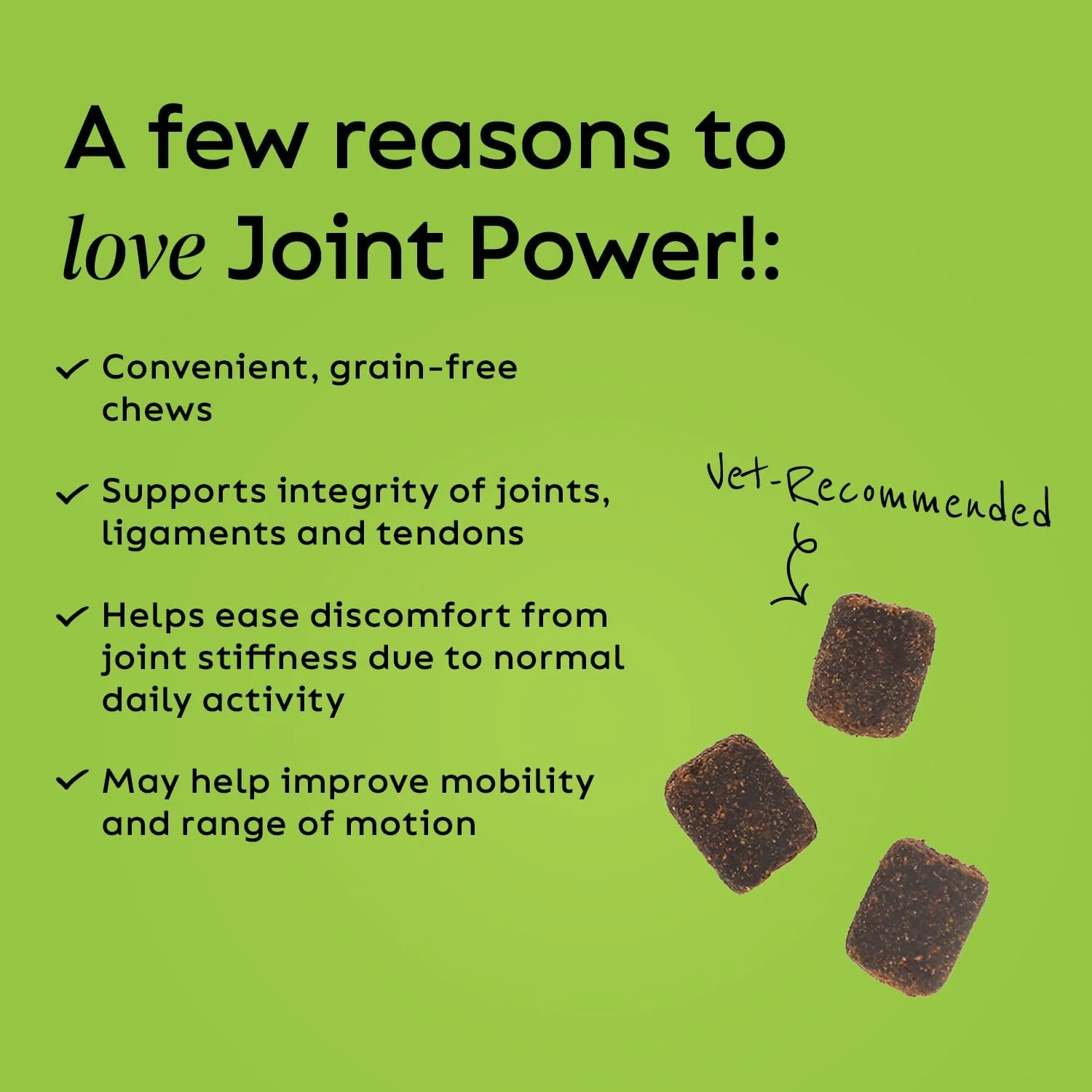 سوپر اسناوتس - مکمل مفاصل - 60 عدد تشویقی نرم - مکمل مفاصل برای سگ ها و گربه ها با صدف لب سبز به تسکین کمک می کند