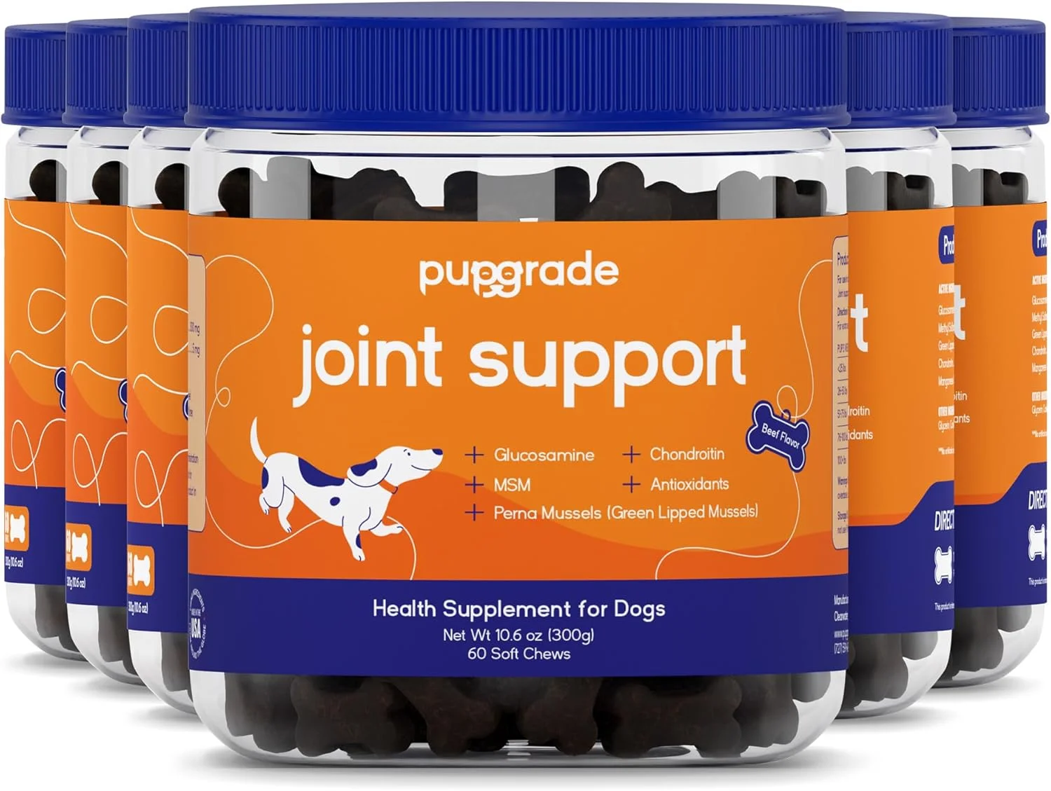 مکمل پشتیبانی از مفاصل سگ PupGrade - گلوکزامین کندرویتین طبیعی با MSM - تسکین درد لگن و مفاصل - توصیه شده برای دیسپلازی هیپ، آرتروز و بیماری مفاصل - تست شده در ایالات متحده آمریکا - 360 عدد مکمل پشتیبانی از مفاصل سگ PupGrade - گلوکزامین کندرویتین طبیعی با MSM - تسکین درد لگن و مفاصل - توصیه شده برای دیسپلازی هیپ، آرتروز و بیماری مفاصل - تست شده در ایالات متحده آمریکا - 360 عدد