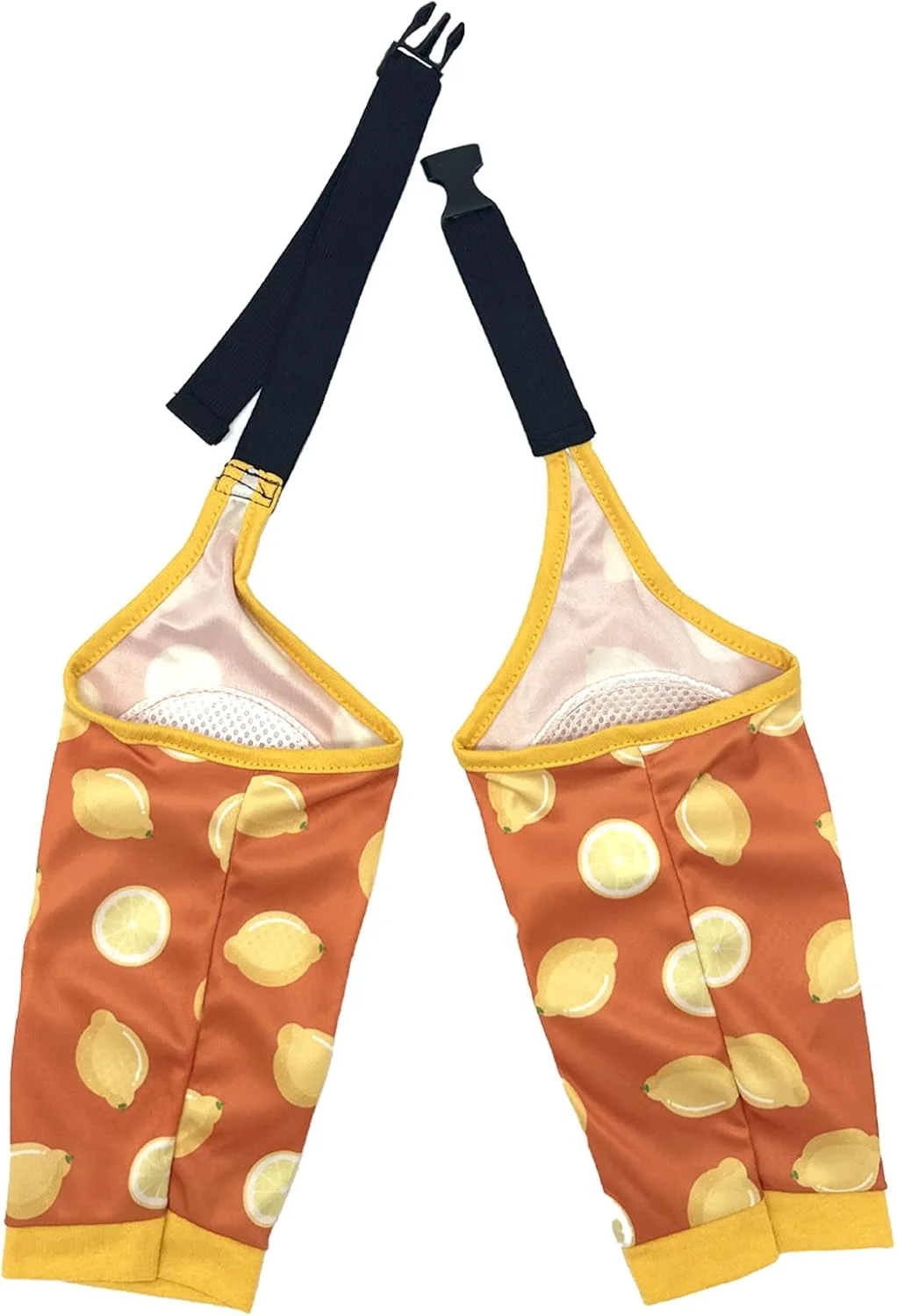 پد محافظ زانوی سگ، محافظ آرنج و زانو، آستین حیوانات خانگی برای زخم، درمان پینه آرنج سگ برای سگ های بزرگ و متوسط با روسری (لیمو بزرگ)