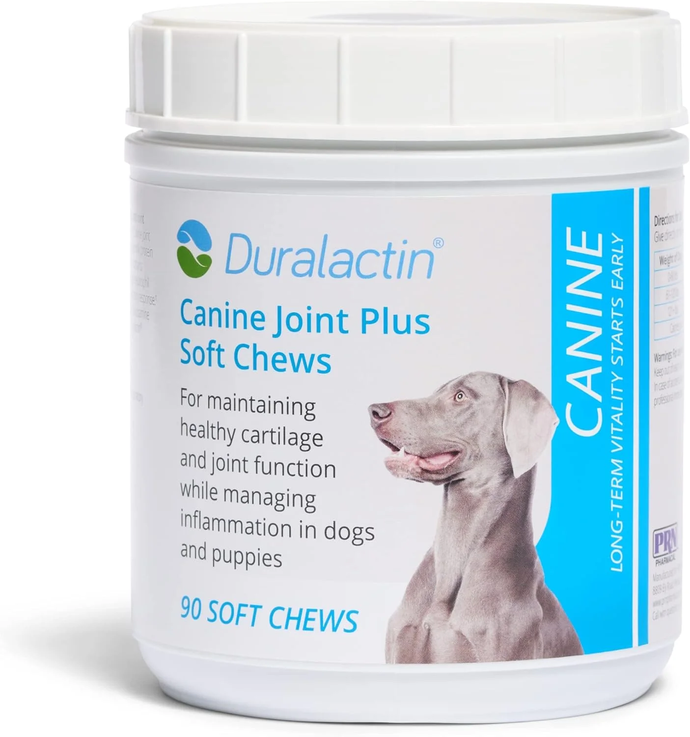 مکمل سلامت مفاصل PRN Pharmacal Duralactin Canine Joint Plus برای سگ ها و توله سگ ها برای حمایت از سلامت مفاصل مکمل سلامت مفاصل PRN Pharmacal Duralactin Canine Joint Plus برای سگ ها و توله سگ ها برای حمایت از سلامت مفاصل