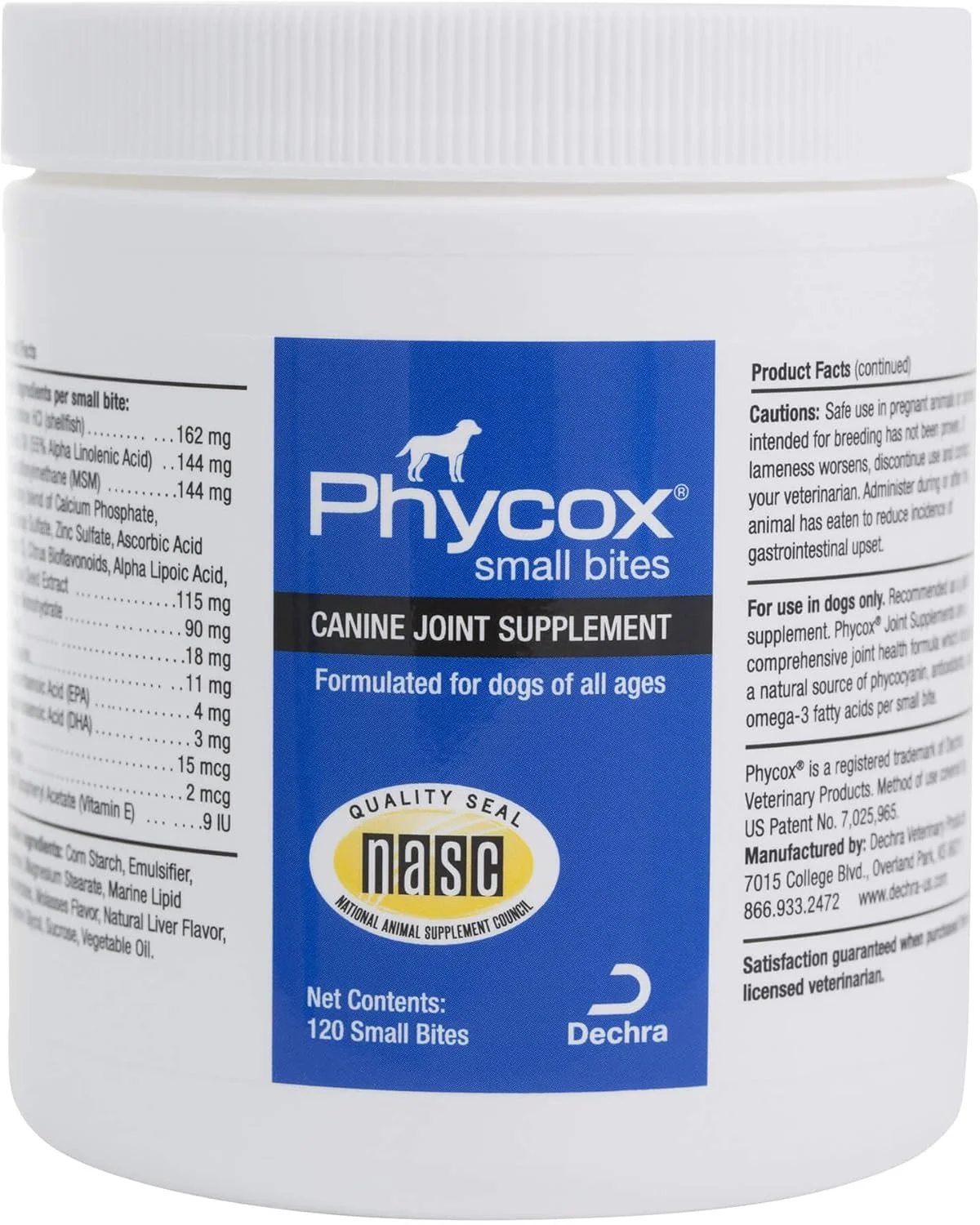 مکمل مفاصل لقمه ای کوچک برای سگ ها، 120 عدد