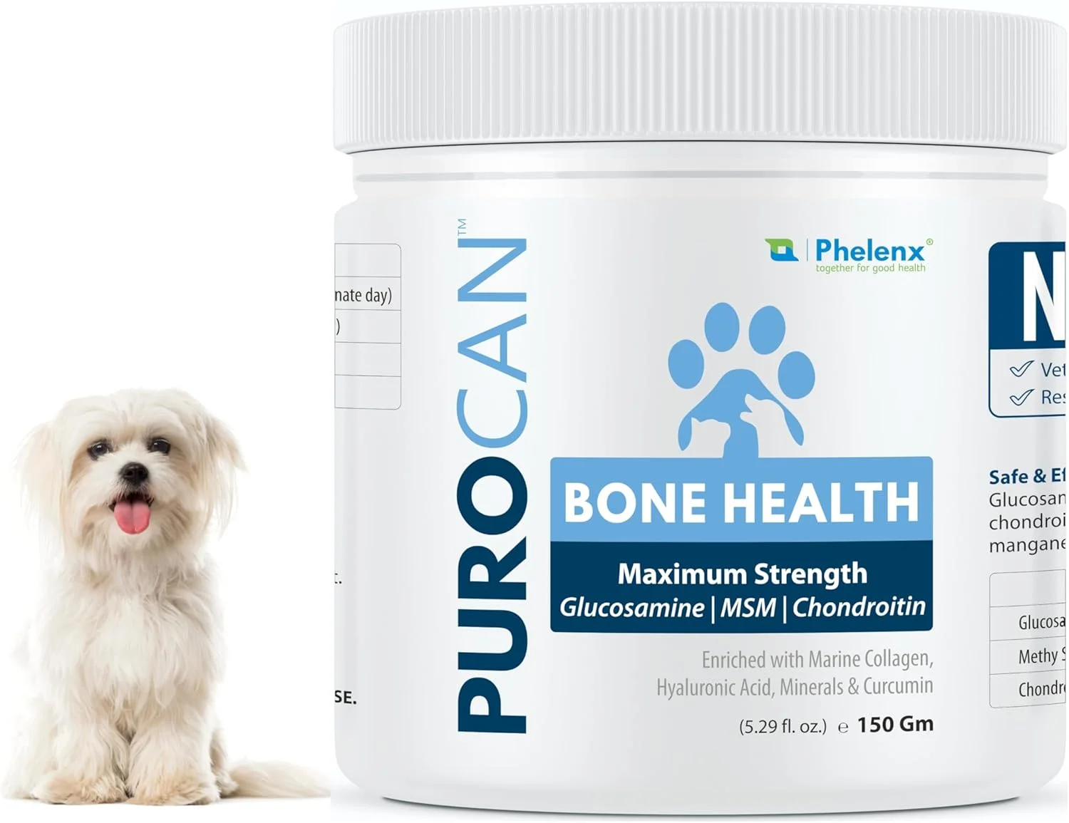 پروکان - مکمل سلامت استخوان برای سگ ها و گربه ها | 150 گرم (گلوکزامین، MSM و کندرویتین با حداکثر قدرت)