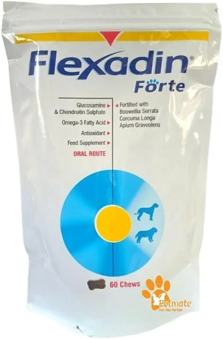 قرص فلکسادین فورت - مکمل پشتیبانی از مفاصل برای سگ ها (بسته 60 عددی)