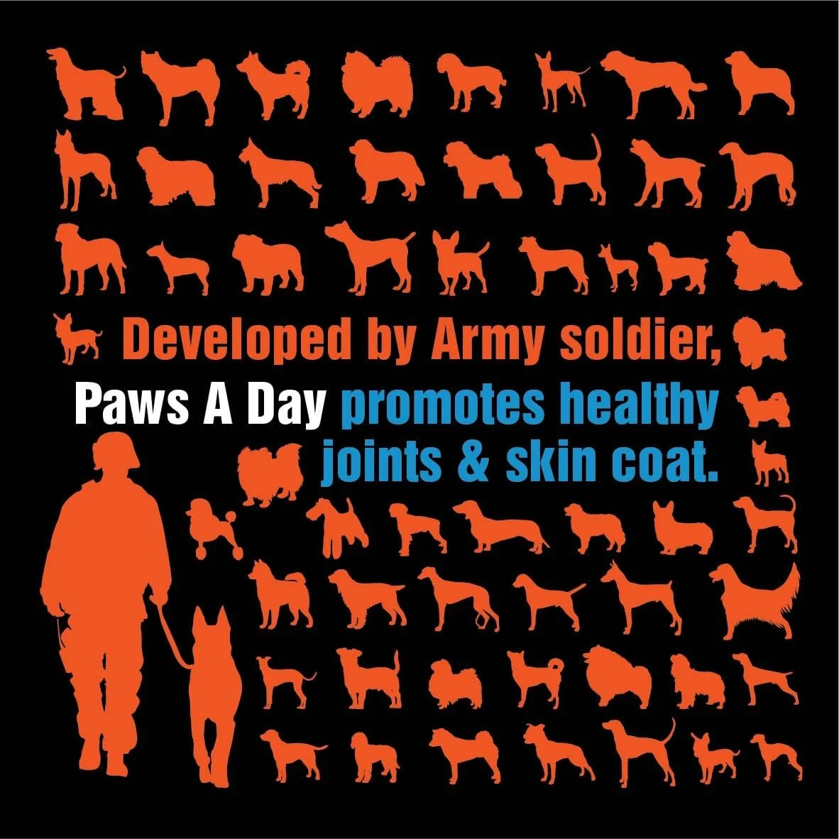 مکمل گلوکزامین برای سگ ها، مراقبت از مفاصل و بهبود پوست و مو - ترکیب "دو در یک" حاوی کندرویتین، MSM، امگا 3، کلاژن و بیوتین، 60 قرص جویدنی