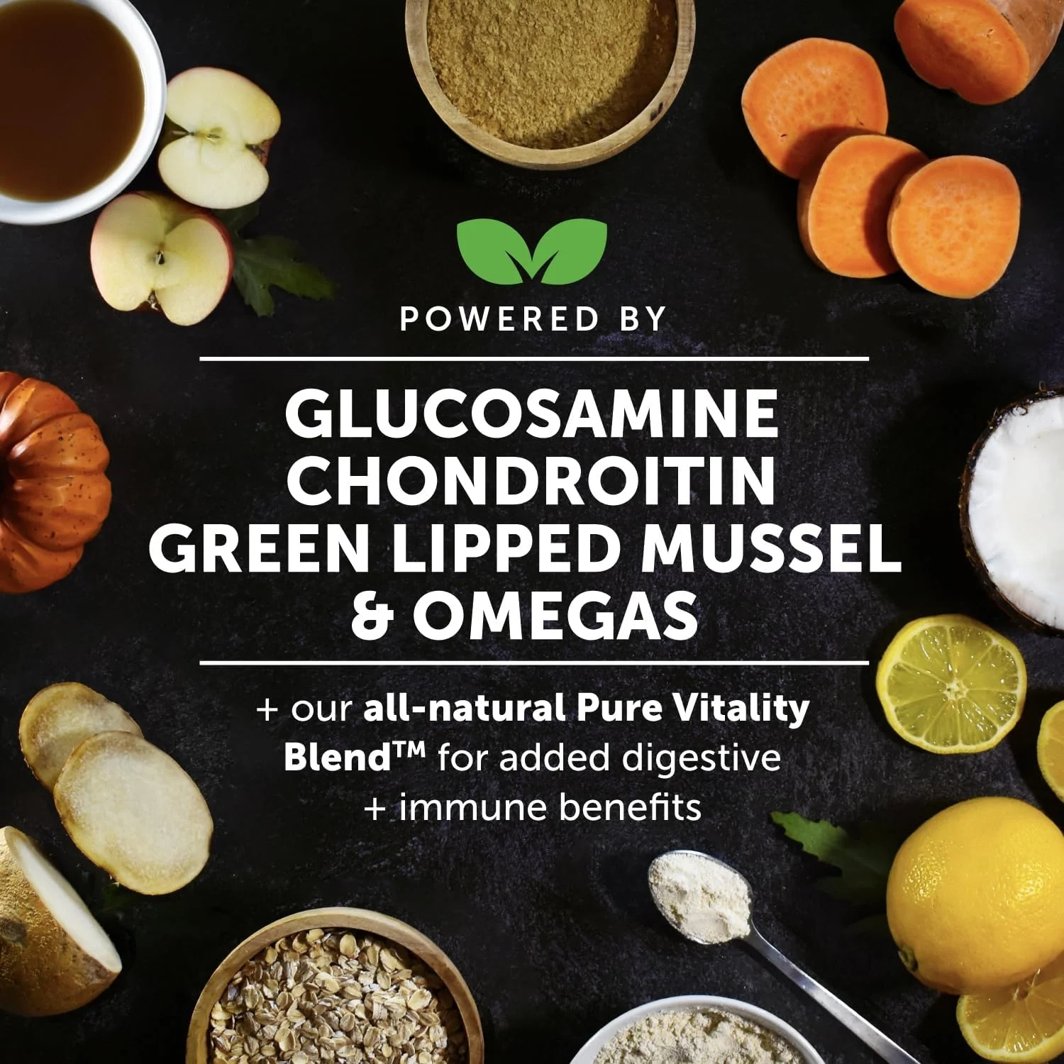 مکمل طبیعی سلامت مفاصل سگ ها با قدرت حداکثری - حاوی گلوکزامین، امگا 3، کندرویتین، صدف لب سبز - کمک به بهبود تحرک و کاهش ناراحتی (90 عدد) مکمل طبیعی سلامت مفاصل سگ ها با قدرت حداکثری - حاوی گلوکزامین، امگا 3، کندرویتین، صدف لب سبز - کمک به بهبود تحرک و کاهش ناراحتی (90 عدد)