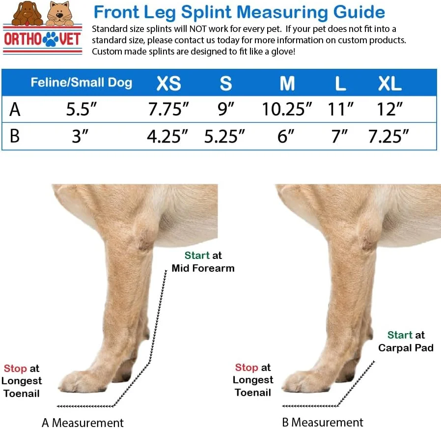 اسپلینت جلویی فلکسی برای سگ های مبتلا به آرتروز یا آسیب دیدگی (متوسط) اسپلینت جلویی فلکسی برای سگ های مبتلا به آرتروز یا آسیب دیدگی (متوسط)