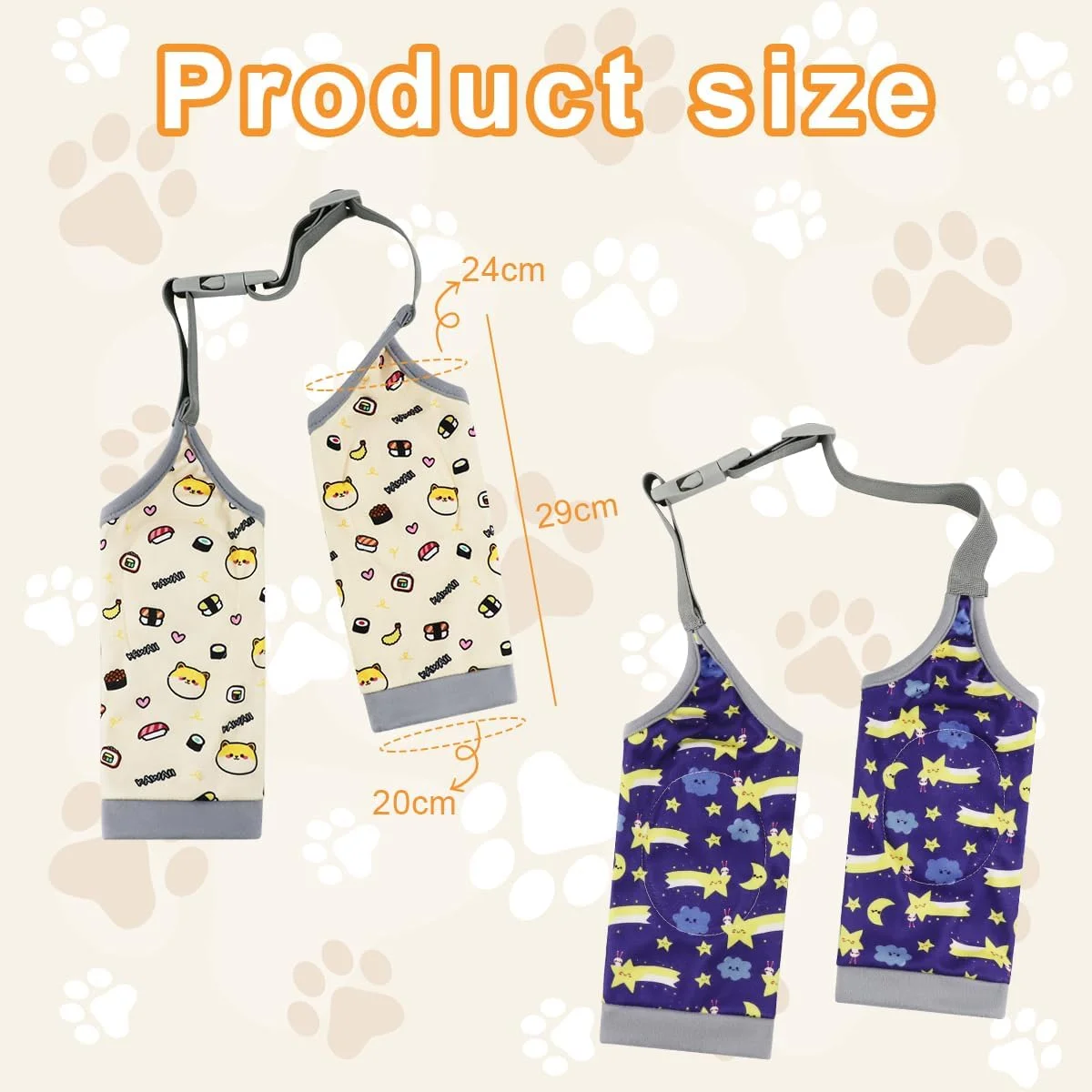 بسته دو عددی آرنج بند سگ، محافظ بدن سگ پس از جراحی، زانو بند پای عقب سگ، محافظ پنجه سگ، آستین ریکاوری جراحی سگ سایز ایکس لارج مناسب برای پاهای جلویی سگ های متوسط و بزرگ