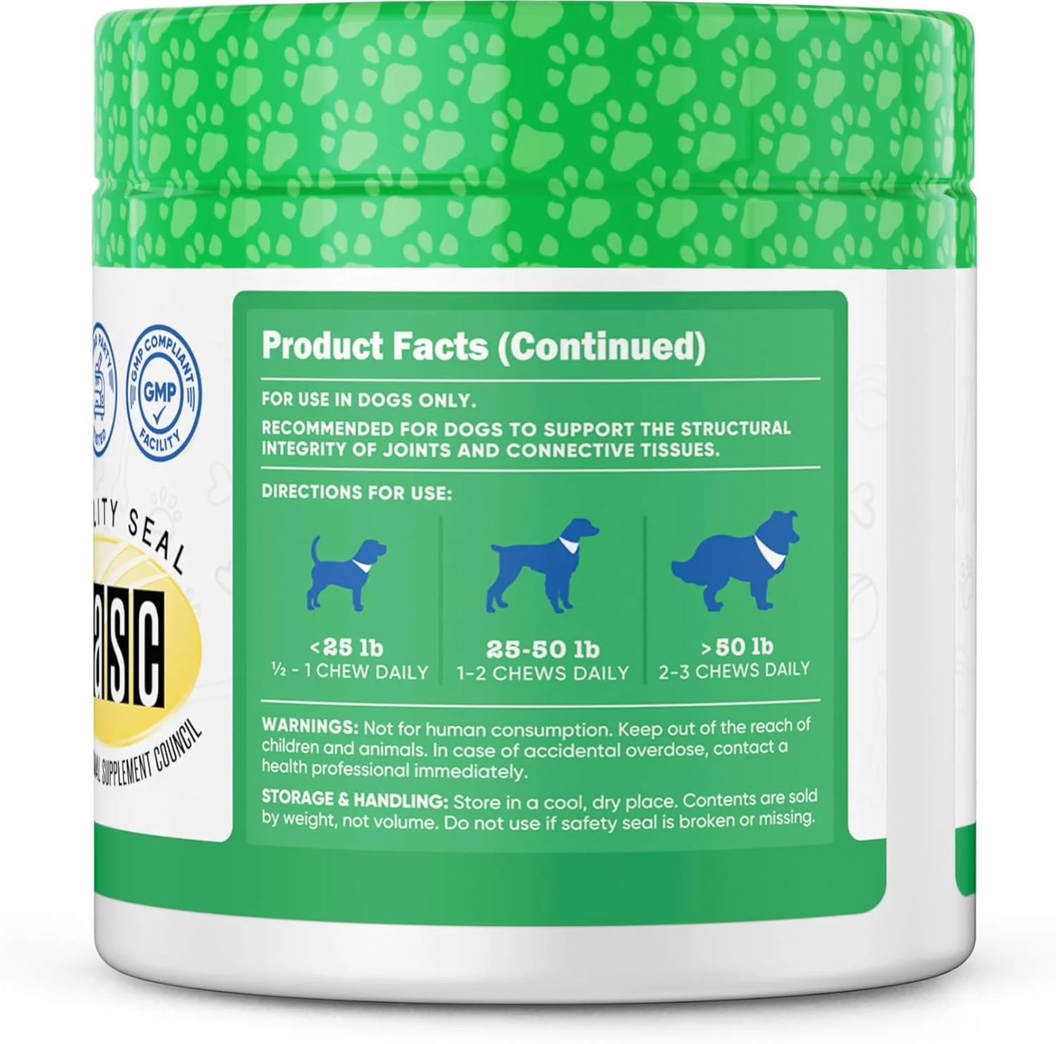 تشویقی نرم مفصل و استخوان سگ نوتری‌کاست پتز با طعم گوشت گاو، 60 عدد - پشتیبانی از سلامت مفاصل و تحرک، دارای گواهی NASC