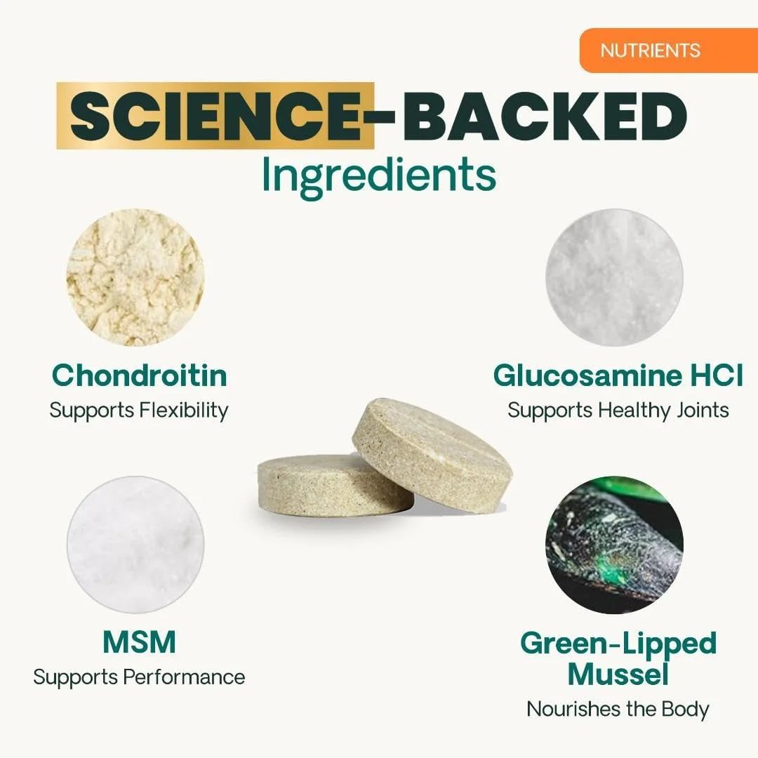 VetriScience Laboratories - GlycoFlex 3 پشتیبانی از مفصل ران و مفاصل