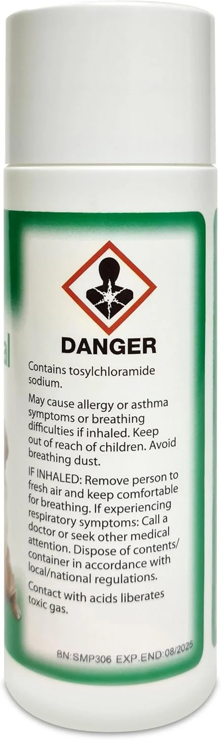 پودر ضد باکتریال جانسونز برای سگ ها، گربه ها و حیوانات کوچک - کمک های اولیه و مراقبت از زخم - 75 گرم