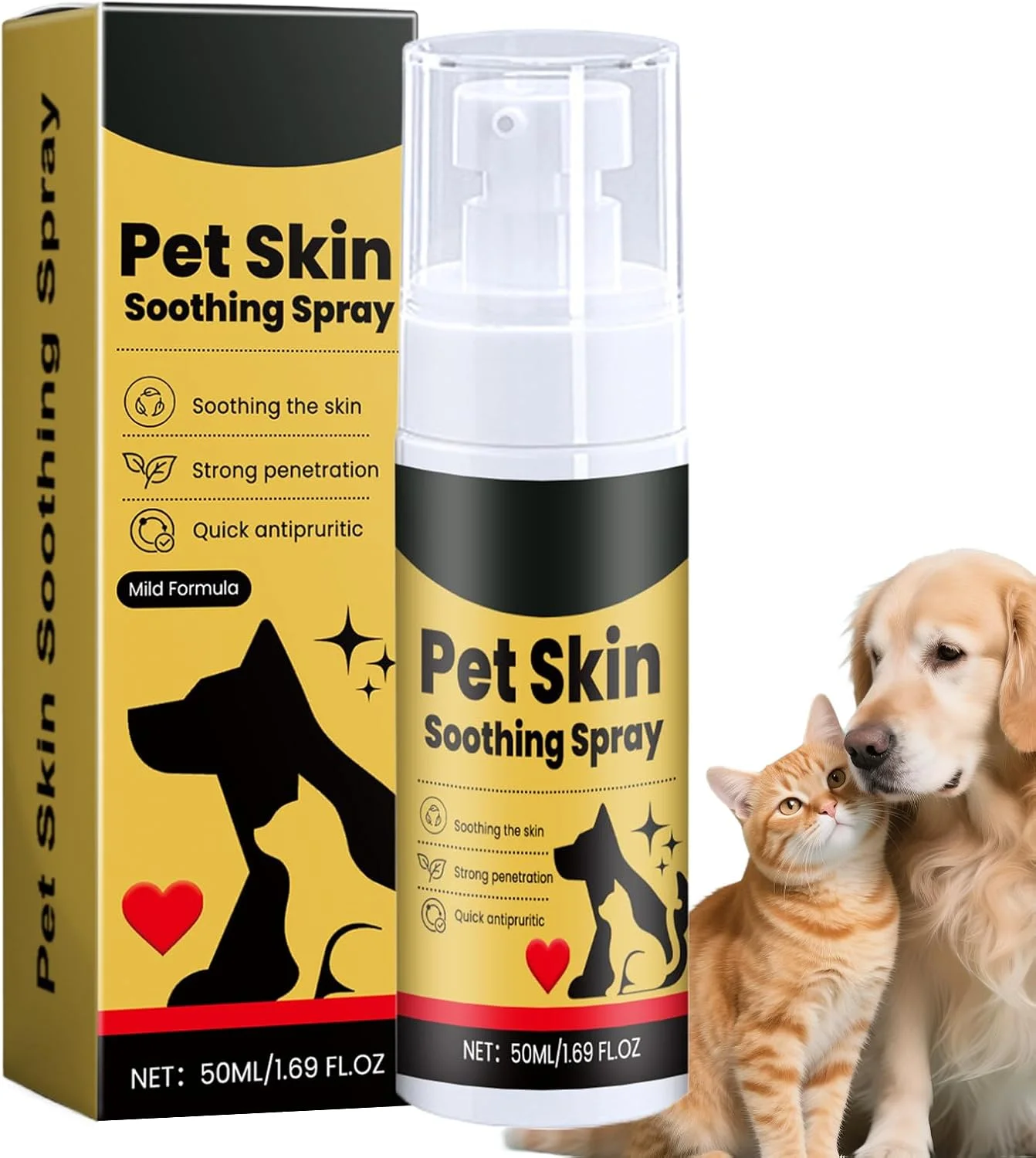 اسپری مراقبت از زخم و پوست سگ - اسپری مراقبت از خراش | محافظت کننده و تسکین دهنده پوست خارش دار برای گربه ها، حیوانات خانگی و بچه گربه ها اسپری مراقبت از زخم و پوست سگ - اسپری مراقبت از خراش | محافظت کننده و تسکین دهنده پوست خارش دار برای گربه ها، حیوانات خانگی و بچه گربه ها