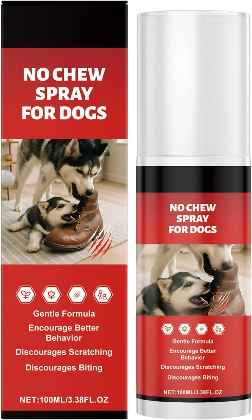 اسپری ضد جویدن سگ - اسپری 100 میلی لیتری سگ برای جلوگیری از جویدن، محلول ملایم و تلخ کمک رفتاری حیوانات خانگی برای اصلاح گاز گرفتن گربه ها و خرگوش ها اسپری ضد جویدن سگ - اسپری 100 میلی لیتری سگ برای جلوگیری از جویدن، محلول ملایم و تلخ کمک رفتاری حیوانات خانگی برای اصلاح گاز گرفتن گربه ها و خرگوش ها