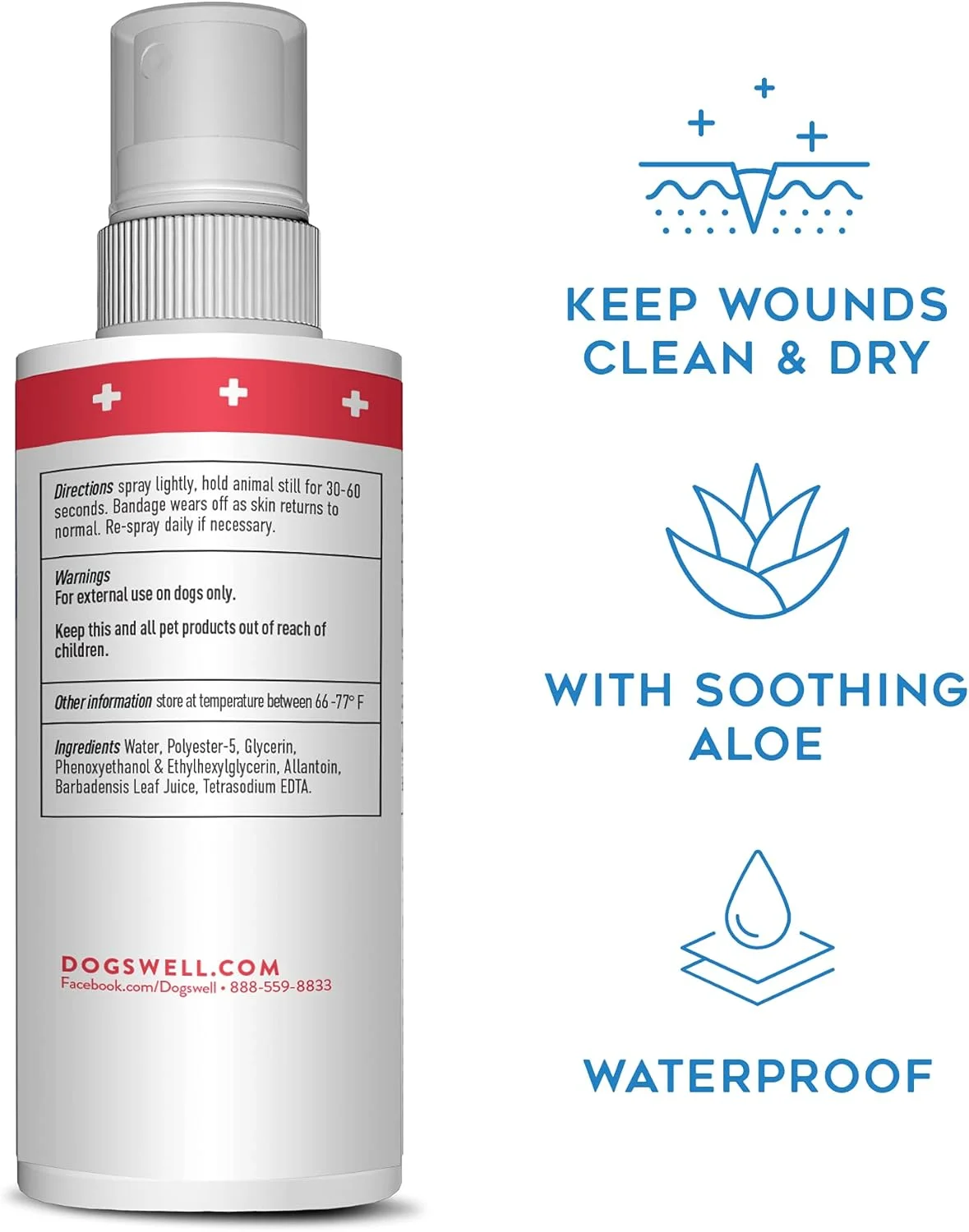 مایع پانسمان سگ دیوانه برای بهبود و ترمیم زخم، 118 میلی لیتر، تک عددی 43404 مایع پانسمان سگ دیوانه برای بهبود و ترمیم زخم، 118 میلی لیتر، تک عددی 43404