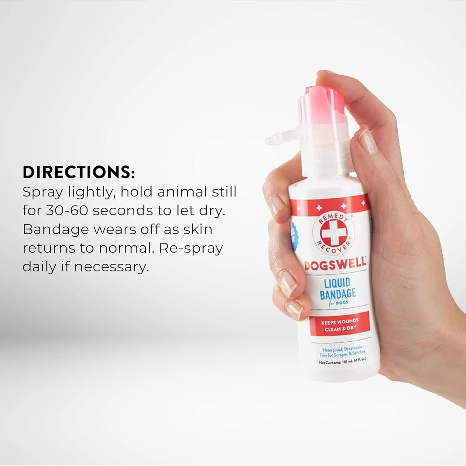 مایع پانسمان سگ دیوانه برای بهبود و ترمیم زخم، 118 میلی لیتر، تک عددی 43404 مایع پانسمان سگ دیوانه برای بهبود و ترمیم زخم، 118 میلی لیتر، تک عددی 43404