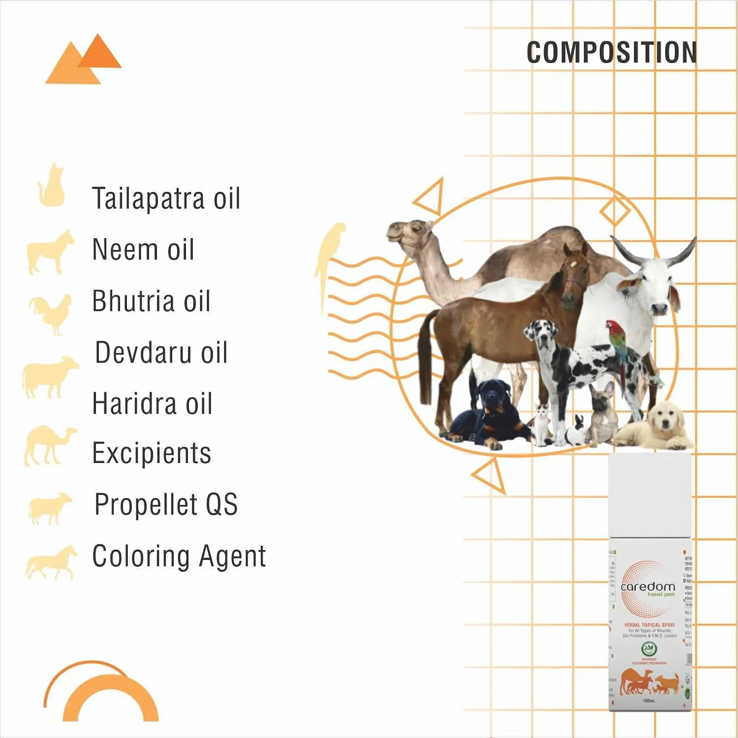 اسپری و پماد گیاهی دامپزشکی Heal Pet برای سوختگی، بریدگی، مشکلات پوستی | اسپری سگ و سایر حیوانات خانگی برای انواع زخم ها | 100 میلی لیتر | 60 گرم | بسته 2 عددی اسپری و پماد گیاهی دامپزشکی Heal Pet برای سوختگی، بریدگی، مشکلات پوستی | اسپری سگ و سایر حیوانات خانگی برای انواع زخم ها | 100 میلی لیتر | 60 گرم | بسته 2 عددی