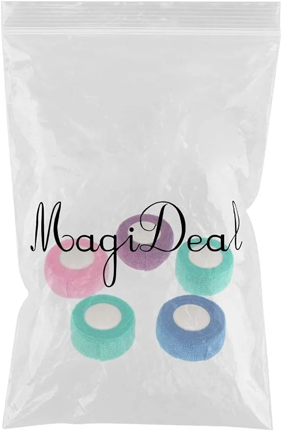 5 عدد چسب زخم خود چسب الاستیک برای حیوانات خانگی سگ گربه دامپزشکی سایزهای S، M، L، XL - S 5 عدد چسب زخم خود چسب الاستیک برای حیوانات خانگی سگ گربه دامپزشکی سایزهای S، M، L، XL - S