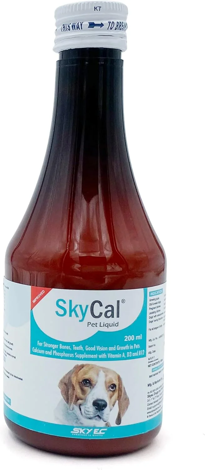 مجموعه ترکیبی مایع پت اسکای‌کال و شربت پت‌آپ پرو | مکمل مولتی ویتامین، آنتی‌اکسیدان، مواد معدنی و اسیدهای آمینه | استخوان‌ها و دندان‌های قوی‌تر، دید خوب و رشد در حیوانات خانگی | 2 عدد 200 میلی‌لیتری، گربه‌ها، سگ‌ها