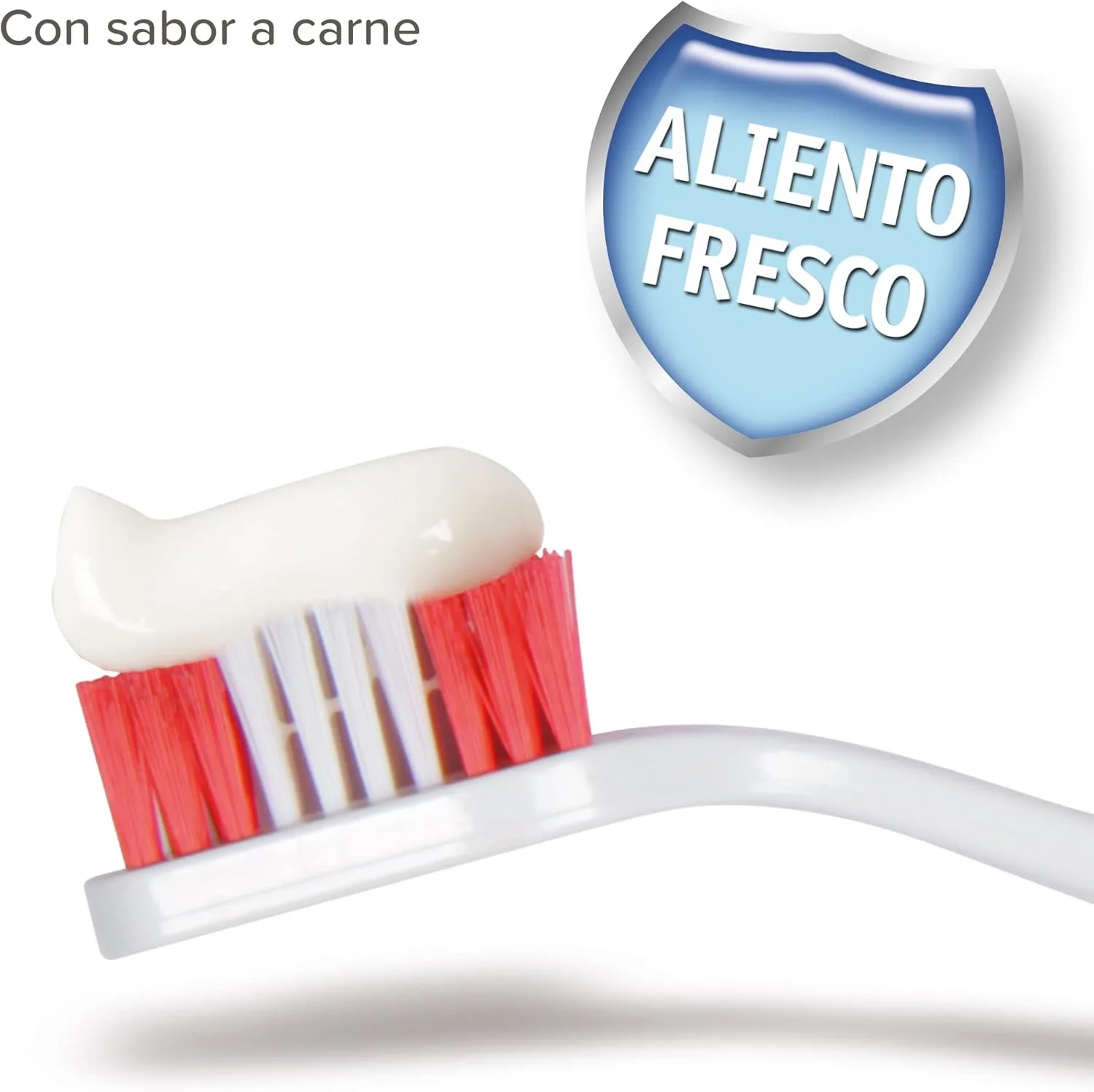 ست بهداشت دهان و دندان توله سگ بیفار، سفید/قرمز