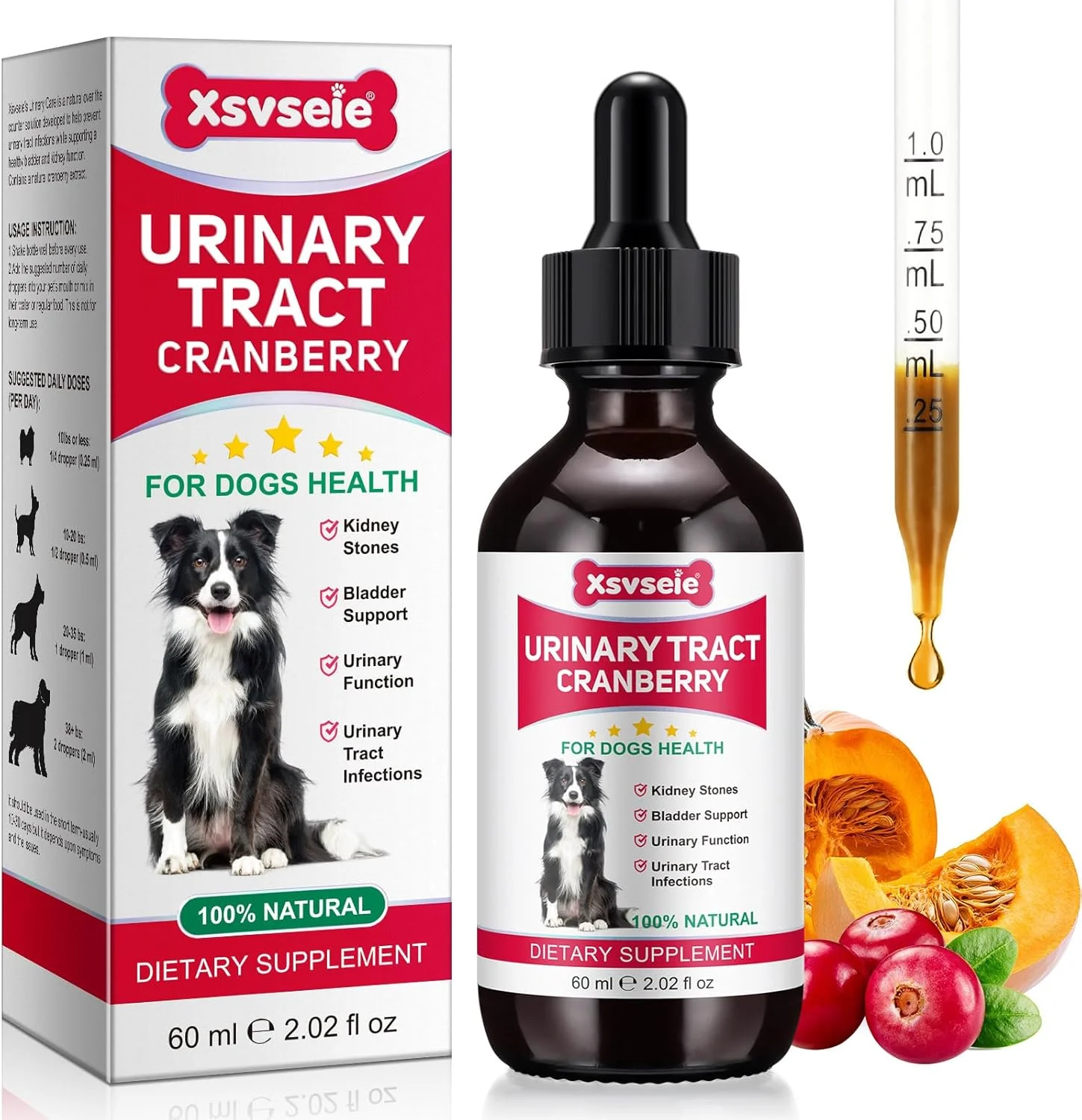 محلول مراقبت از عفونت ادراری سگ، درمان عفونت ادراری سگ، قطره های طبیعی مراقبت از عفونت ادراری، پیشگیری از بی اختیاری و سنگ مثانه، حفظ سلامت کلیه حیوانات خانگی، قطره های مراقبت از عفونت ادراری 60 میلی لیتر