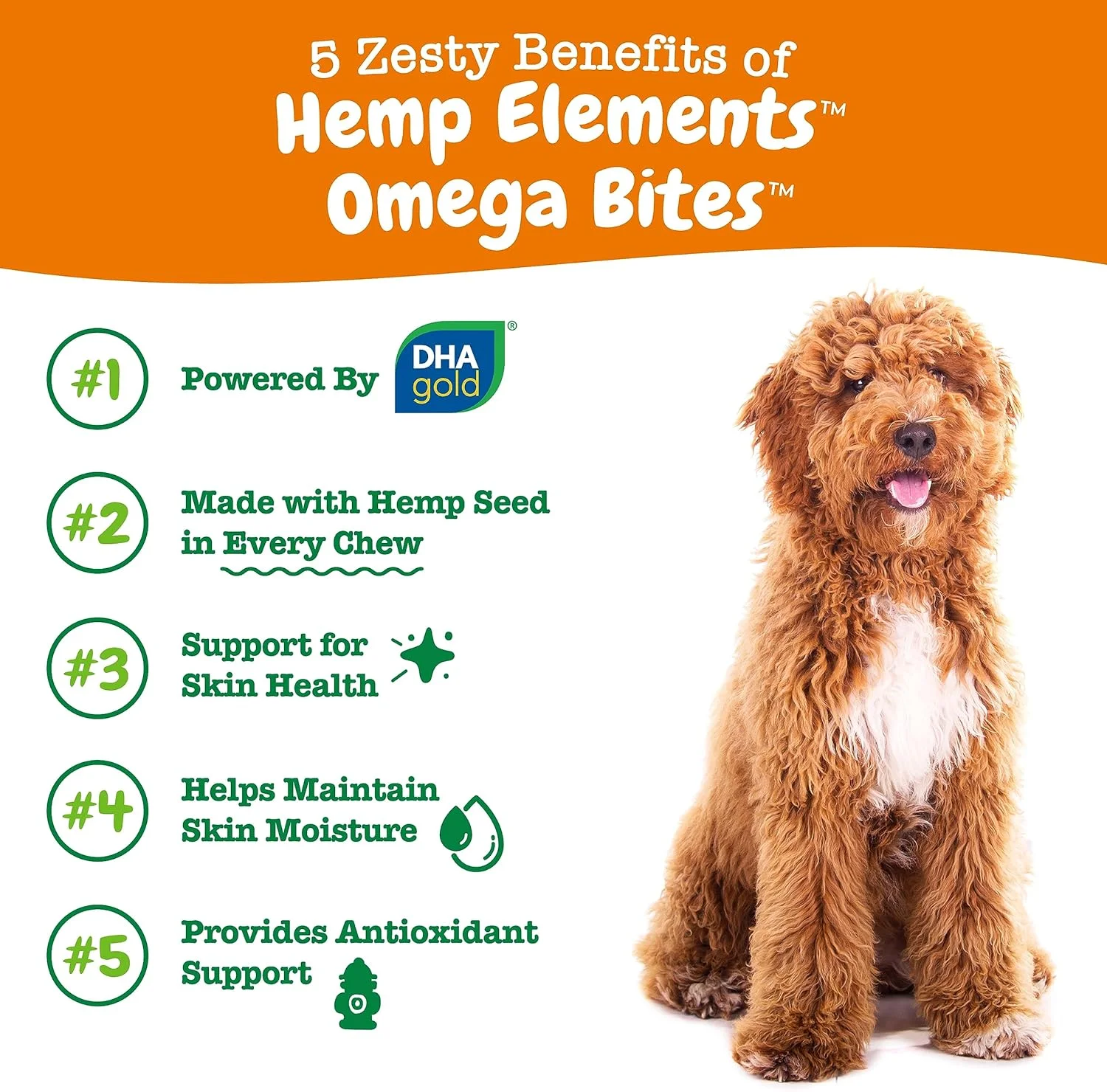 تشویقی نرم امگا بایتز زستی پاوز - حاوی آلاسکا امگا برای اسیدهای چرب امگا 3 EPA و DHA برای پشتیبانی از رطوبت طبیعی پوست - آنتی اکسیدان ها برای پشتیبانی از رادیکال های آزاد