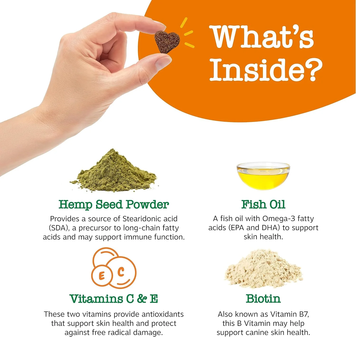 تشویقی نرم امگا بایتز زستی پاوز - حاوی آلاسکا امگا برای اسیدهای چرب امگا 3 EPA و DHA برای پشتیبانی از رطوبت طبیعی پوست - آنتی اکسیدان ها برای پشتیبانی از رادیکال های آزاد