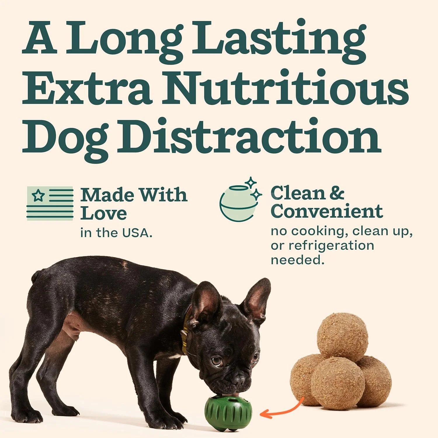 پدل های جایگزین بستنی سگی WOOF برای سلامتی کامل: پُرکننده های مولتی ویتامین بادوام برای اسباب بازی بستنی سگی