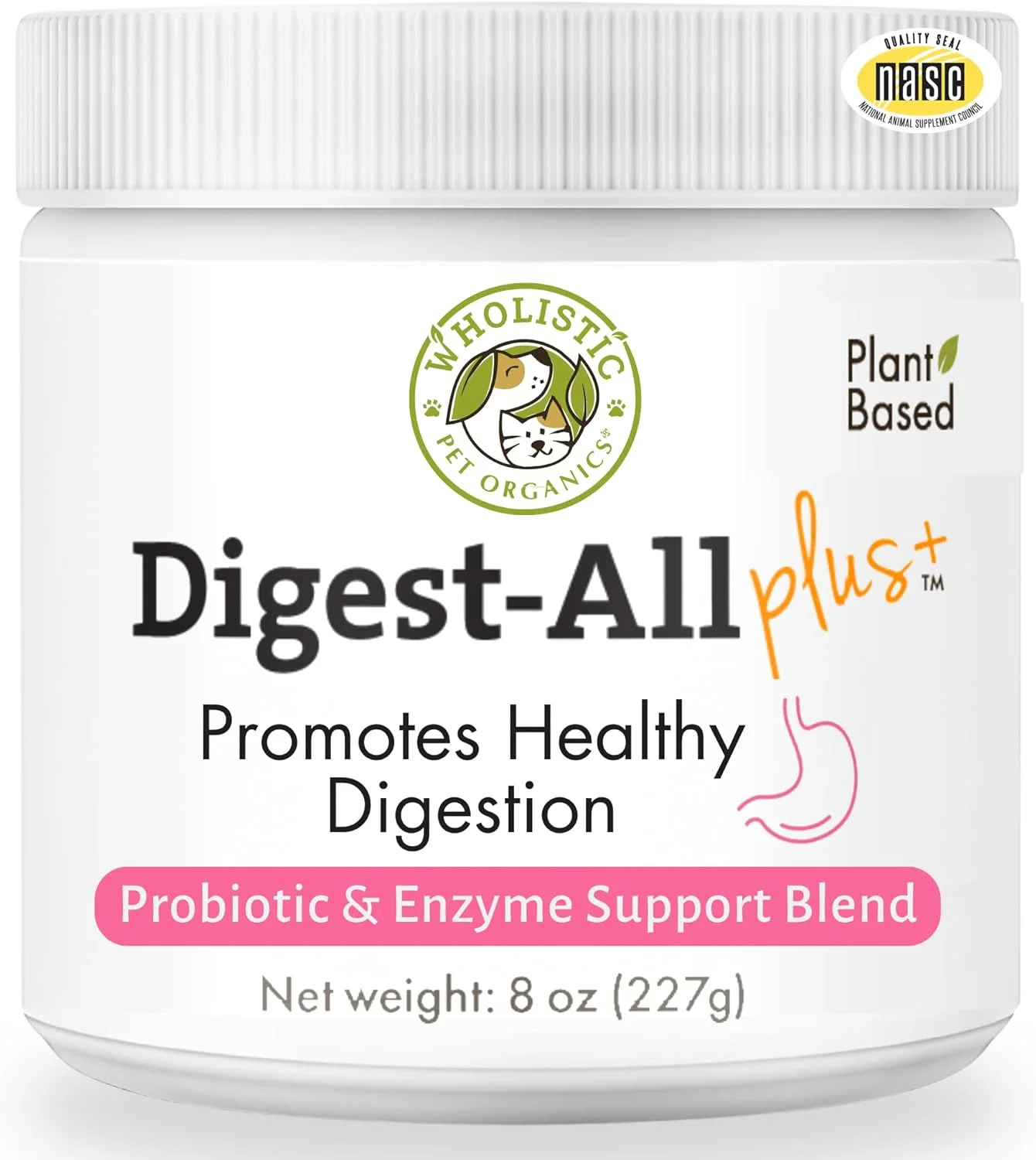 مکمل ارگانیک Digest-All Plus برای حیوانات خانگی، 8 اونس