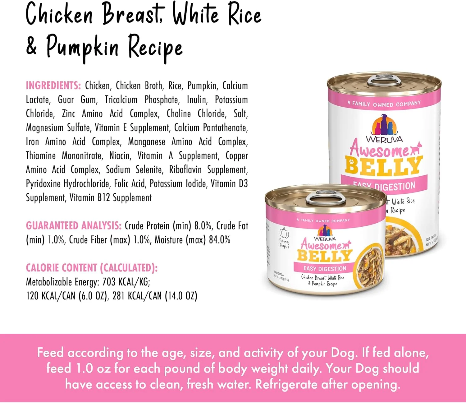 وروا غذای سگ با طعم مرغ، برنج سفید و کدو تنبل، قوطی 170 گرمی (بسته 8 عددی)