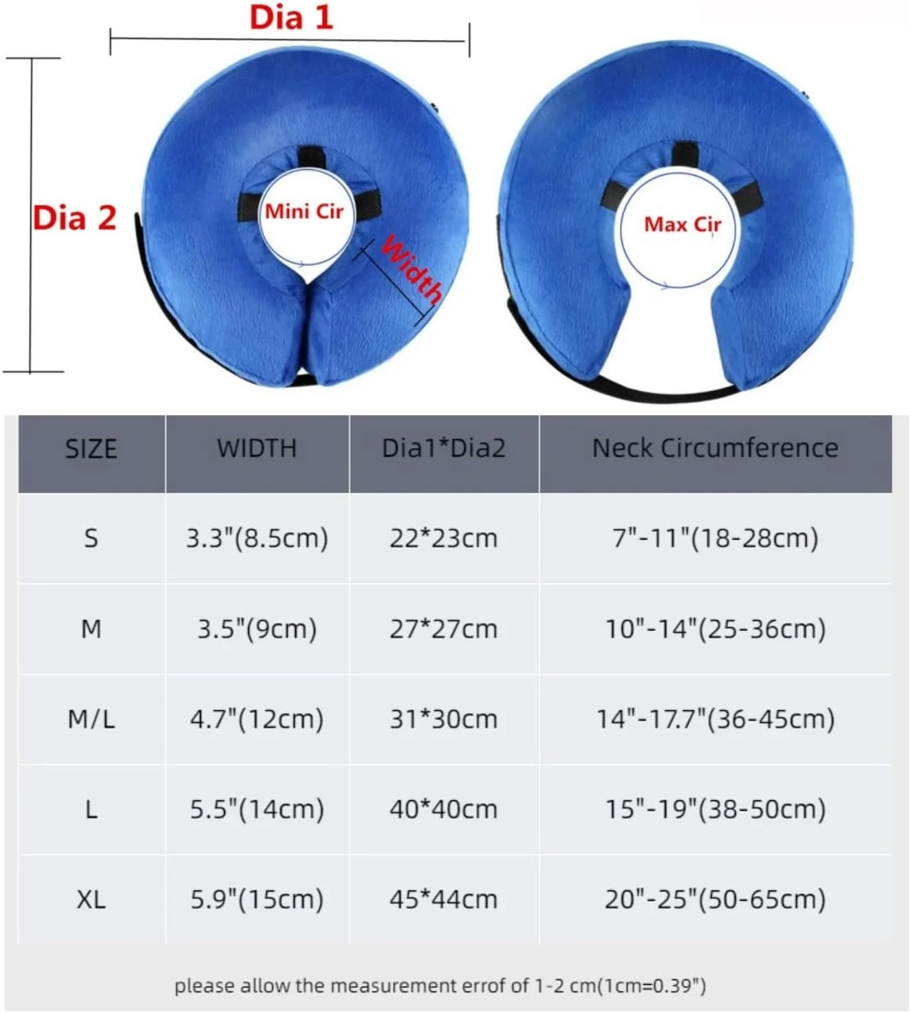 طوق محافظ نرم سگ تایلندی برای دوران نقاهت بعد از جراحی - طوق بادی قیفی برای سگ ها و گربه ها - طوق الیزابتی قابل تنظیم و شستشو برای جلوگیری از تماس حیوانات خانگی با بخیه ها، زخم ها و بثورات طوق محافظ نرم سگ تایلندی برای دوران نقاهت بعد از جراحی - طوق بادی قیفی برای سگ ها و گربه ها - طوق الیزابتی قابل تنظیم و شستشو برای جلوگیری از تماس حیوانات خانگی با بخیه ها، زخم ها و بثورات
