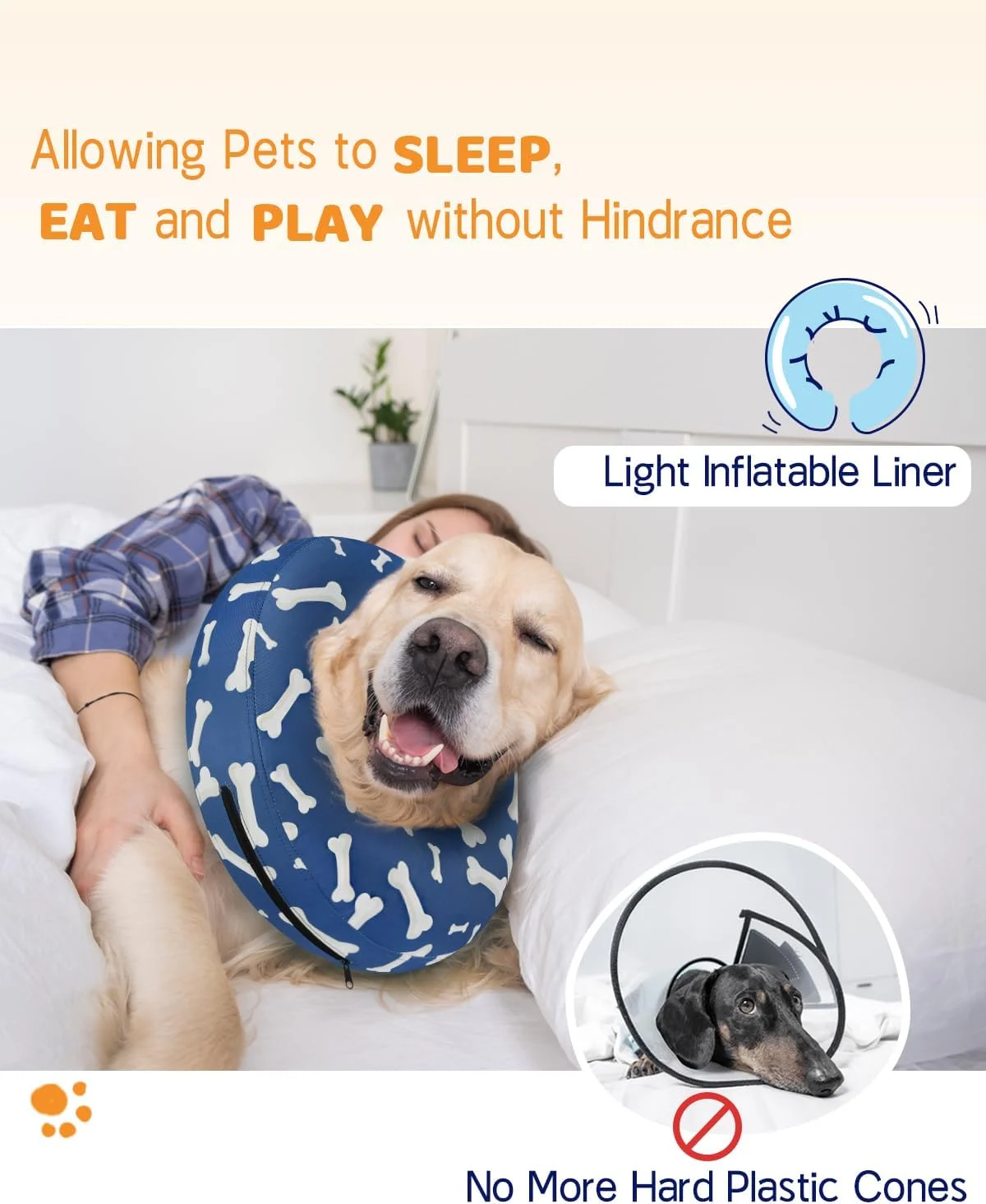 طوق بادی سگ Supet جایگزین طوق جراحی، طوق گردنی سگ برای دوران نقاهت، طوق نرم حیوانات خانگی برای سگ های کوچک، متوسط و بزرگ طوق بادی سگ Supet جایگزین طوق جراحی، طوق گردنی سگ برای دوران نقاهت، طوق نرم حیوانات خانگی برای سگ های کوچک، متوسط و بزرگ