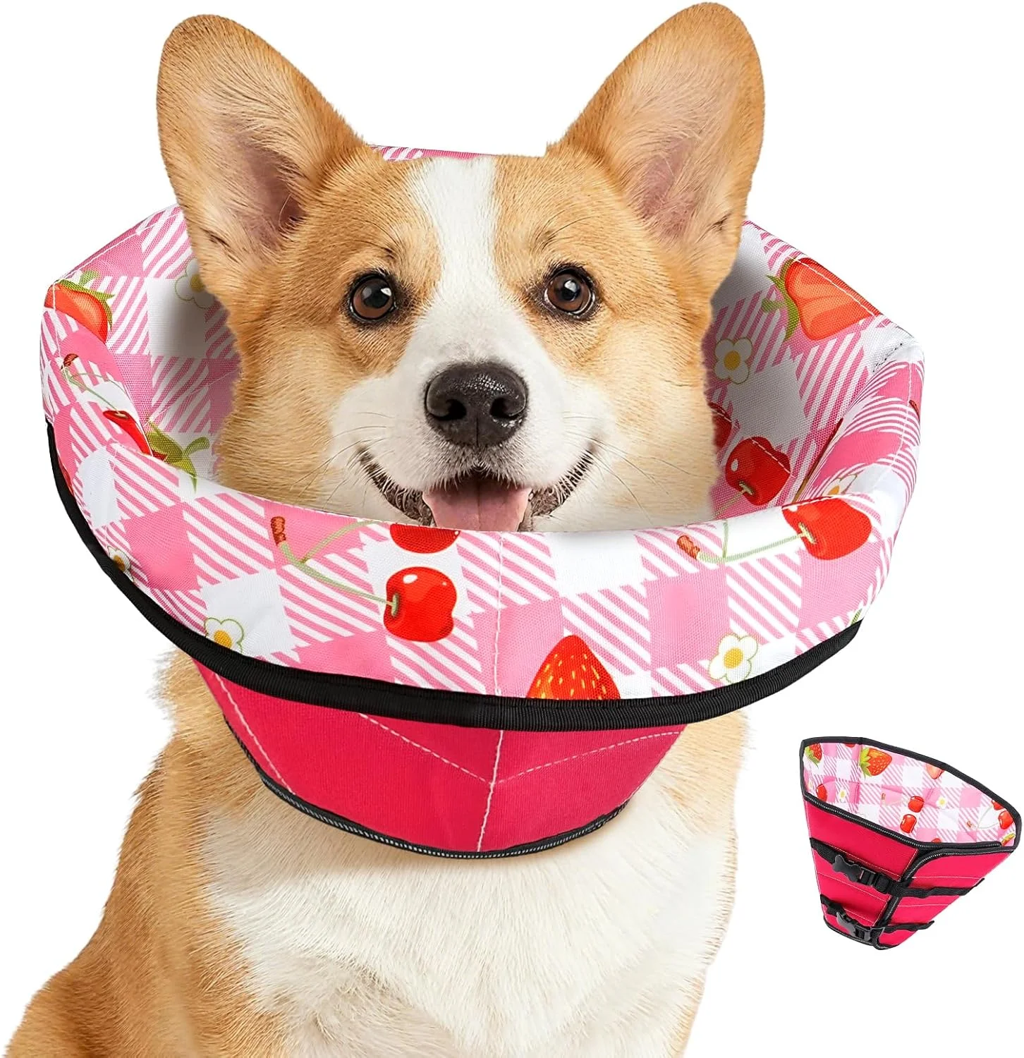 طوق گردنی نرم سگ برای بعد از جراحی: قابل تنظیم، تاشو، راحت، التیام بخش، الیزابتی، جلوگیری از لیسیدن، مناسب سگ های کوچک، متوسط و بزرگ (قرمز، L) طوق گردنی نرم سگ برای بعد از جراحی: قابل تنظیم، تاشو، راحت، التیام بخش، الیزابتی، جلوگیری از لیسیدن، مناسب سگ های کوچک، متوسط و بزرگ (قرمز، L)