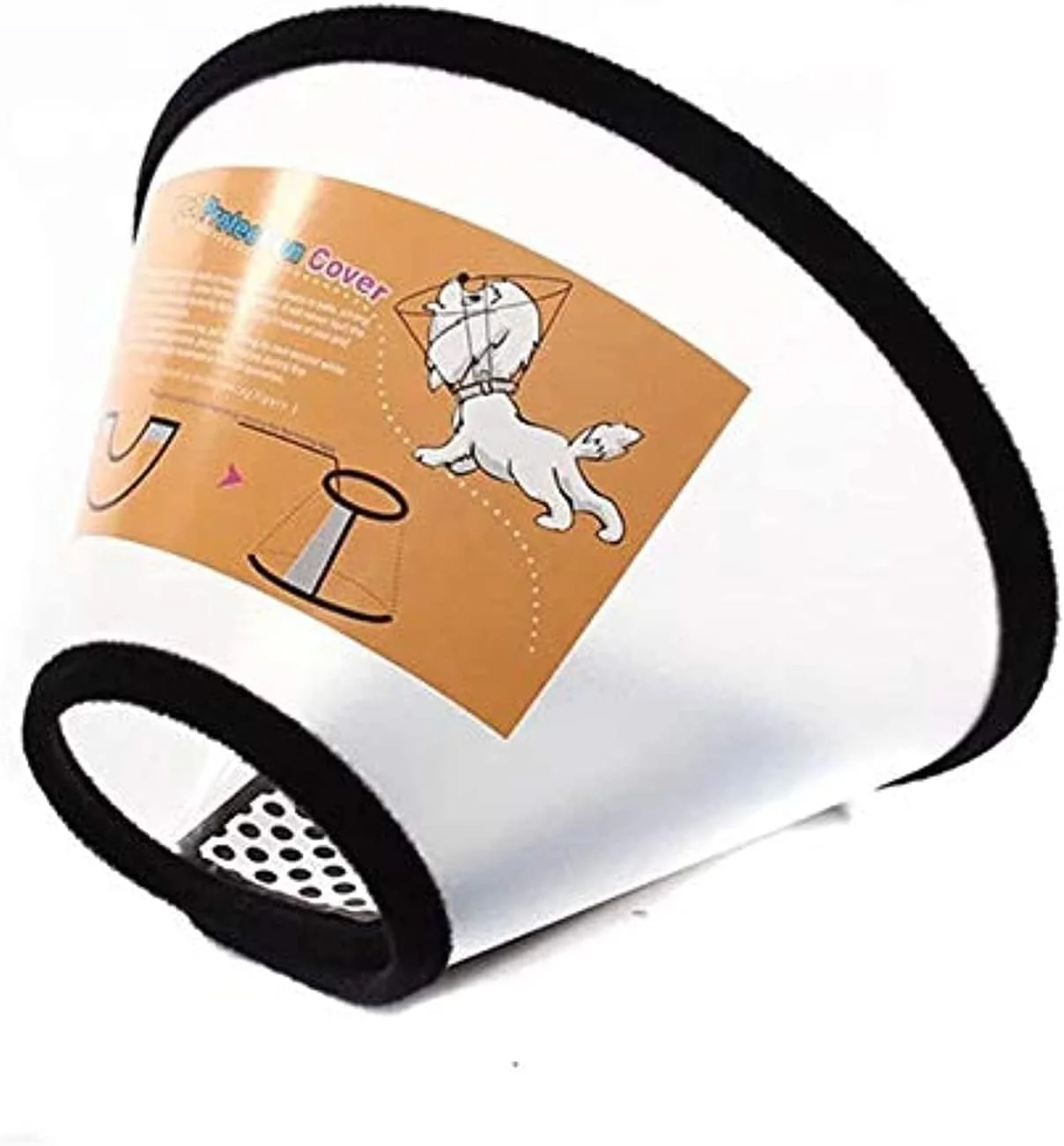 محافظ زخم سگ و گربه مدل قیفی شکل، ضد گاز گرفتگی، یقه محافظ حیوانات خانگی