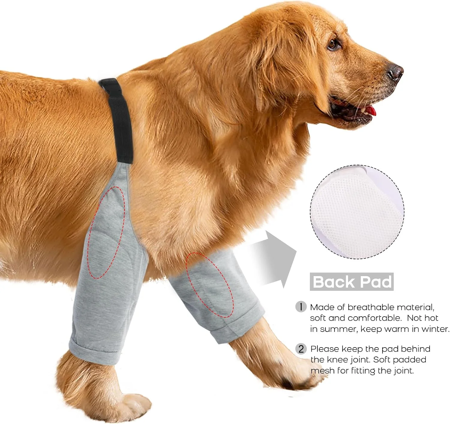 آستین بهبودی جراحی سگ ROZKITCH برای پاهای جلویی، محافظ آرنج زخم برای جلوگیری از لیسیدن حیوانات خانگی، آستین پا سگ جایگزین قلاده مخروطی برای رگ به رگ شدن ACL CCL آرتروز خاکستری 3XL