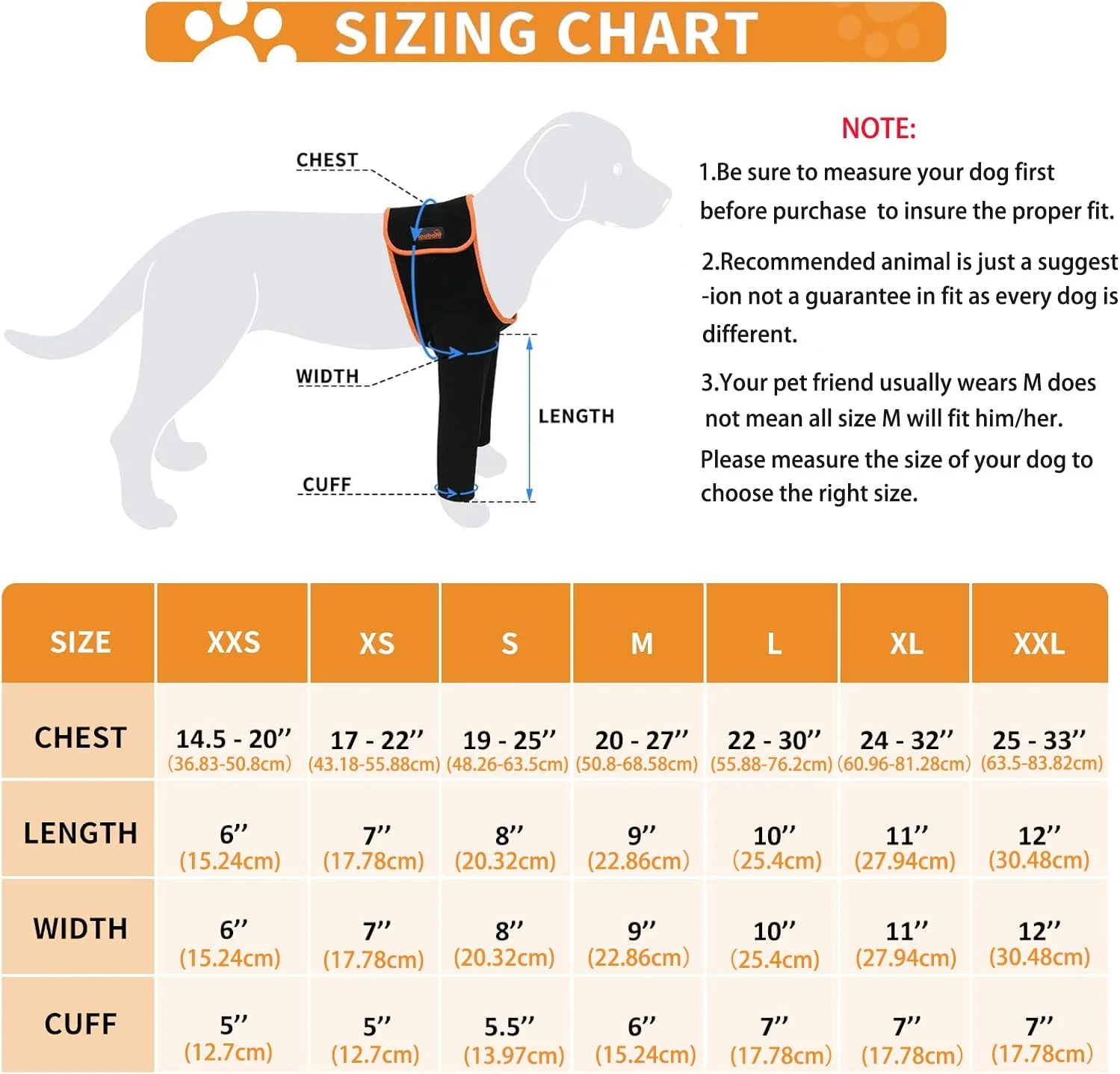 آستین محافظ پای سگ (XXL)
