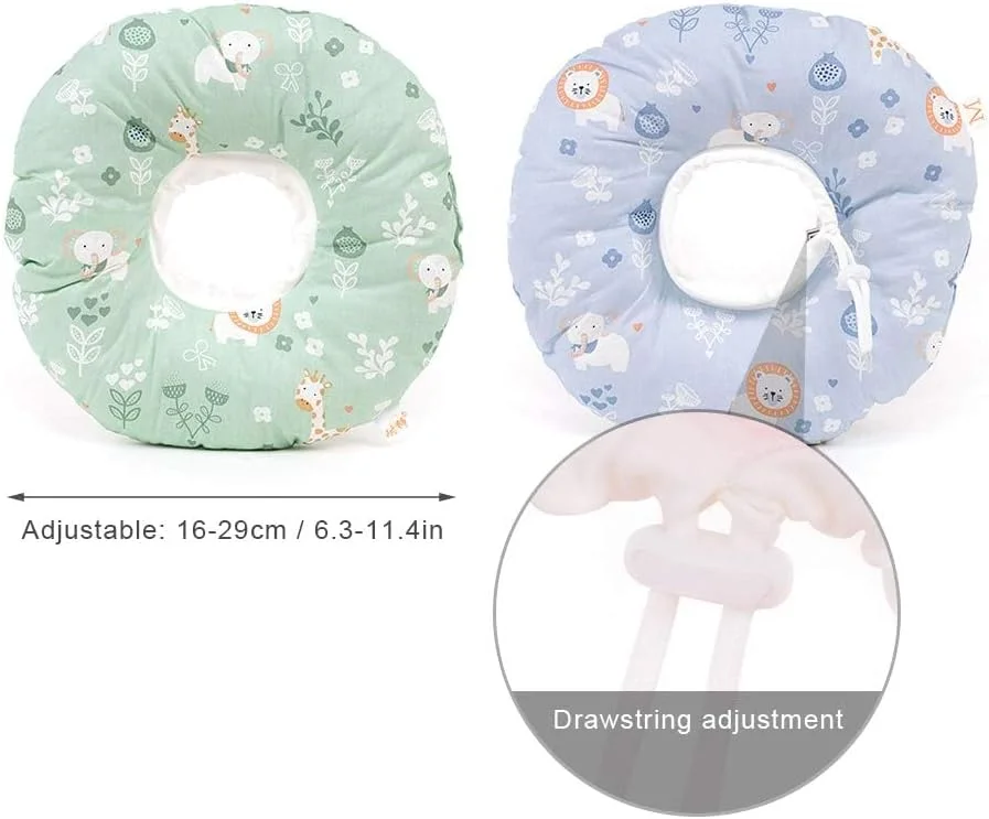 طوق گردنی محافظ حیوانات خانگی، طوق محافظ حیوانات خانگی، طوق نرم و قابل تنظیم برای دوران نقاهت حیوانات خانگی با اندازه 16-29 سانتی متر، حرکت آزادانه، ضد لیسیدن و گاز گرفتن، مناسب برای حیوانات خانگی مانند گربه و سگ بعد از جراحی (بنفش)