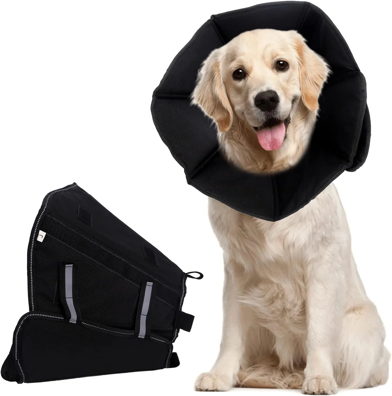 طوق گردنی محافظ حیوانات خانگی برای بعد از جراحی، طراحی بازتابنده، طوق گردنی نرم برای بهبود حیوانات خانگی با سگک قابل تنظیم برای سگ های بزرگ و گربه ها، جلوگیری از گاز گرفتن/لیسیدن بعد از جراحی، انتخاب سایز L/XL (سایز L) طوق گردنی محافظ حیوانات خانگی برای بعد از جراحی، طراحی بازتابنده، طوق گردنی نرم برای بهبود حیوانات خانگی با سگک قابل تنظیم برای سگ های بزرگ و گربه ها، جلوگیری از گاز گرفتن/لیسیدن بعد از جراحی، انتخاب سایز L/XL (سایز L)