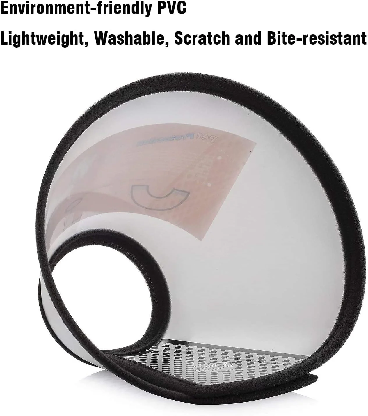 طوق محافظ گردنی قابل تنظیم برای حیوانات خانگی، سگ، گربه، خرگوش، طوق الیزابت پلاستیکی محافظ زخم و بهبود گردن (M (42cm*21cm عمق 12.5cm)) طوق محافظ گردنی قابل تنظیم برای حیوانات خانگی، سگ، گربه، خرگوش، طوق الیزابت پلاستیکی محافظ زخم و بهبود گردن (M (42cm*21cm عمق 12.5cm))