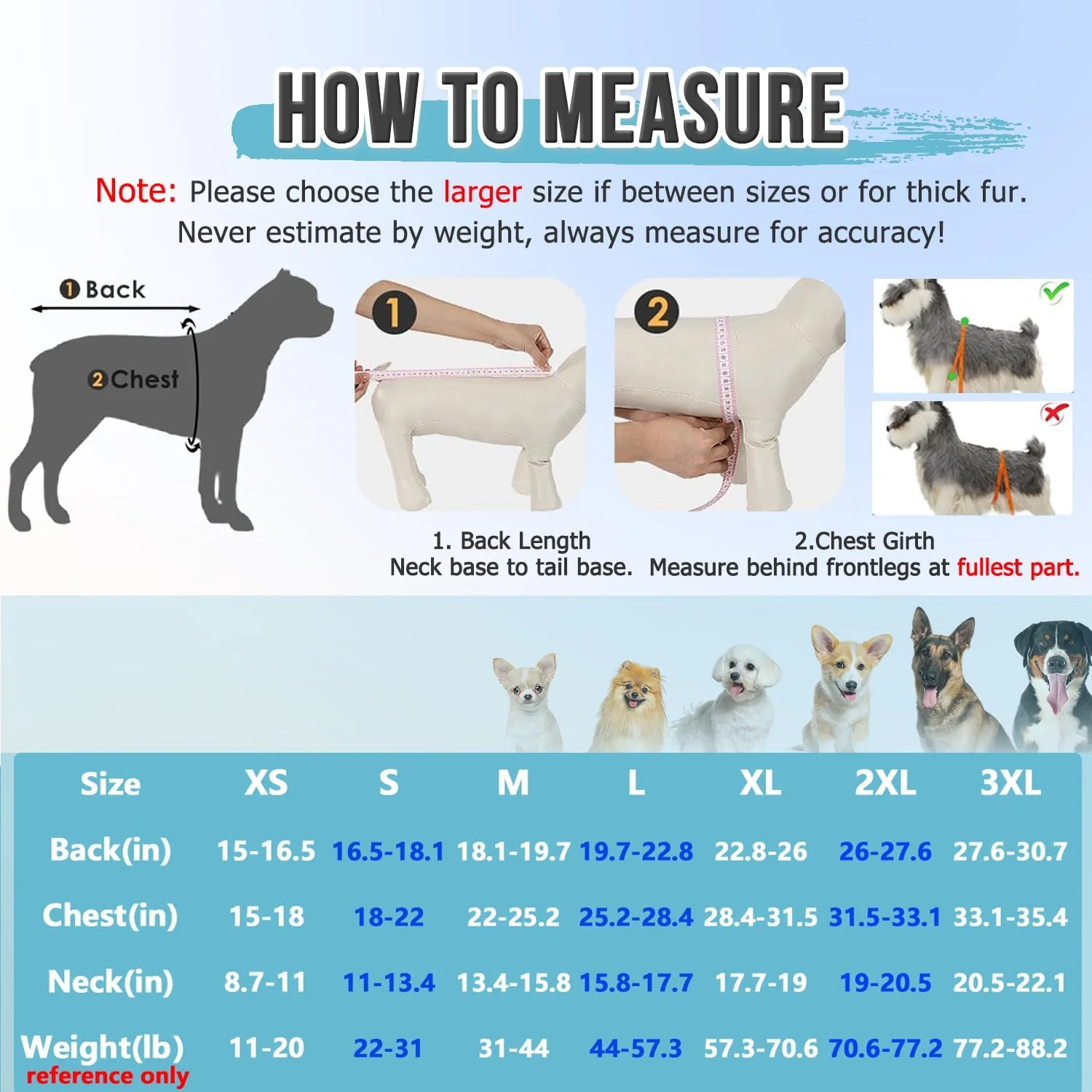 لباس ریکاوری سگ Lukovee - لباس نرم جراحی سگ برای سگ های نر و ماده، لباس ریکاوری جراحی تنفسی سگ جلوگیری از لیسیدن، جایگزین قلاده و مخروط سگ (3XL، آبی) لباس ریکاوری سگ Lukovee - لباس نرم جراحی سگ برای سگ های نر و ماده، لباس ریکاوری جراحی تنفسی سگ جلوگیری از لیسیدن، جایگزین قلاده و مخروط سگ (3XL، آبی)