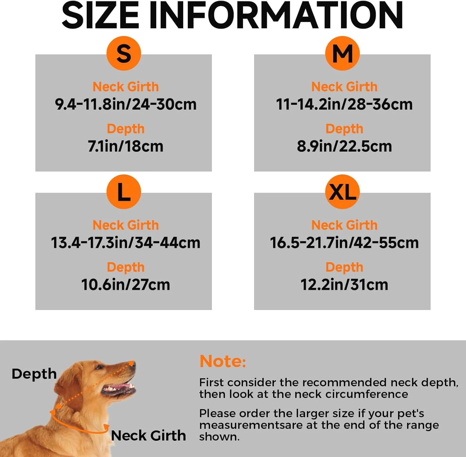 طوق محافظ سگ سایز بزرگ، طوق های نرم برای سگ های بزرگ، متوسط و کوچک، طوق جایگزین قابل تنظیم برای جلوگیری از لیسیدن، طوق الیزابتی راحت برای التیام زخم بعد از جراحی و نقاط داغ - نارنجی طوق محافظ سگ سایز بزرگ، طوق های نرم برای سگ های بزرگ، متوسط و کوچک، طوق جایگزین قابل تنظیم برای جلوگیری از لیسیدن، طوق الیزابتی راحت برای التیام زخم بعد از جراحی و نقاط داغ - نارنجی