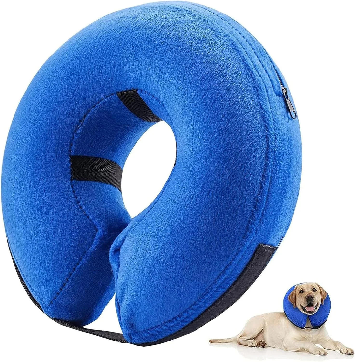 طوق محافظ بادی سگ و گربه بعد از عمل جراحی، طوق نرم و قابل تنظیم برای جلوگیری از لیسیدن، گاز گرفتن و خراشیدن زخم