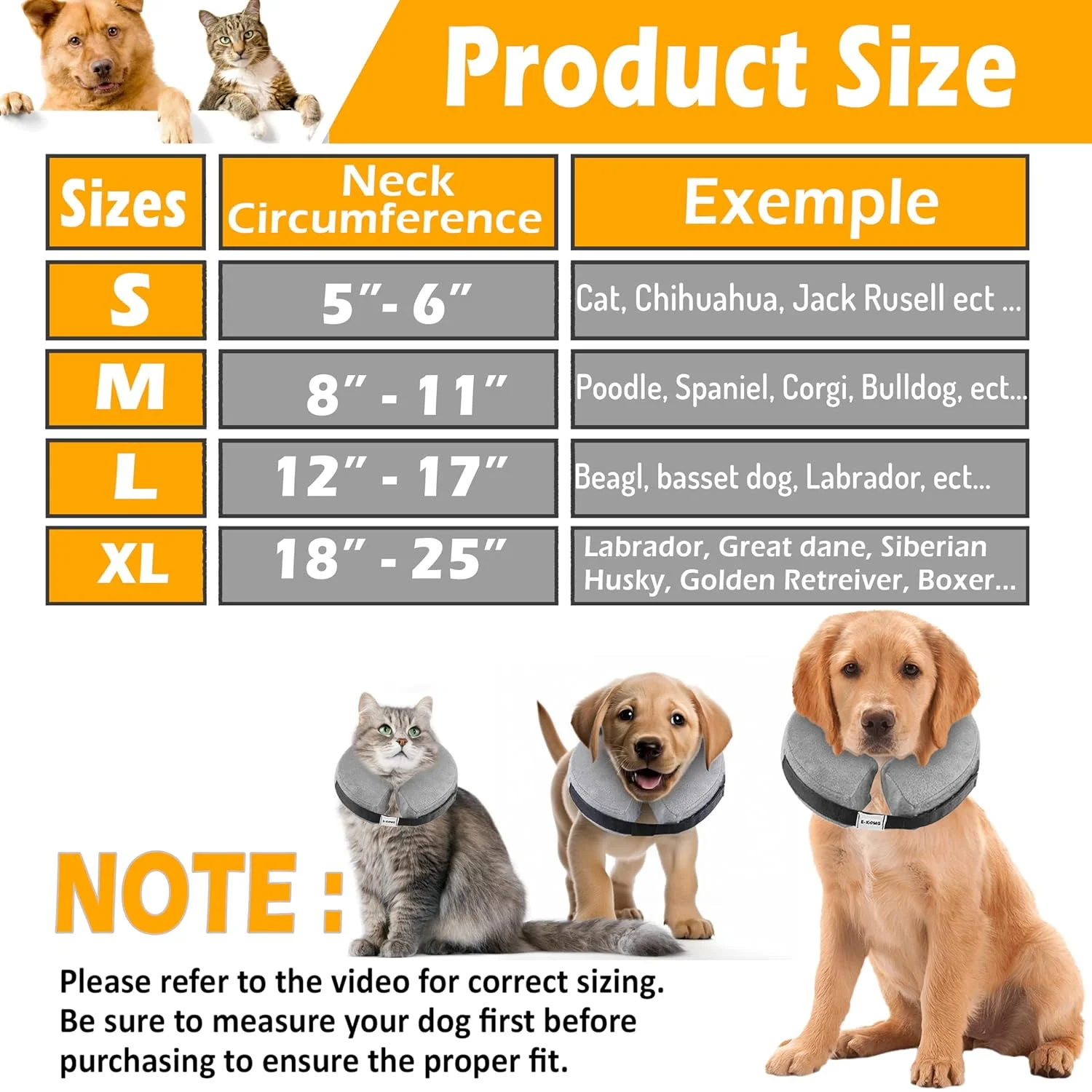 قلاده بادی سگ با رهاسازی سریع و بازتابنده، این مخروط محافظ سگ برای بعد از جراحی از بخیه ها، گاز گرفتن، لیسیدن و زخم ها محافظت می کند، قلاده ریکاوری نرم حیوانات خانگی برای سگ ها، گربه (خاکستری، M)