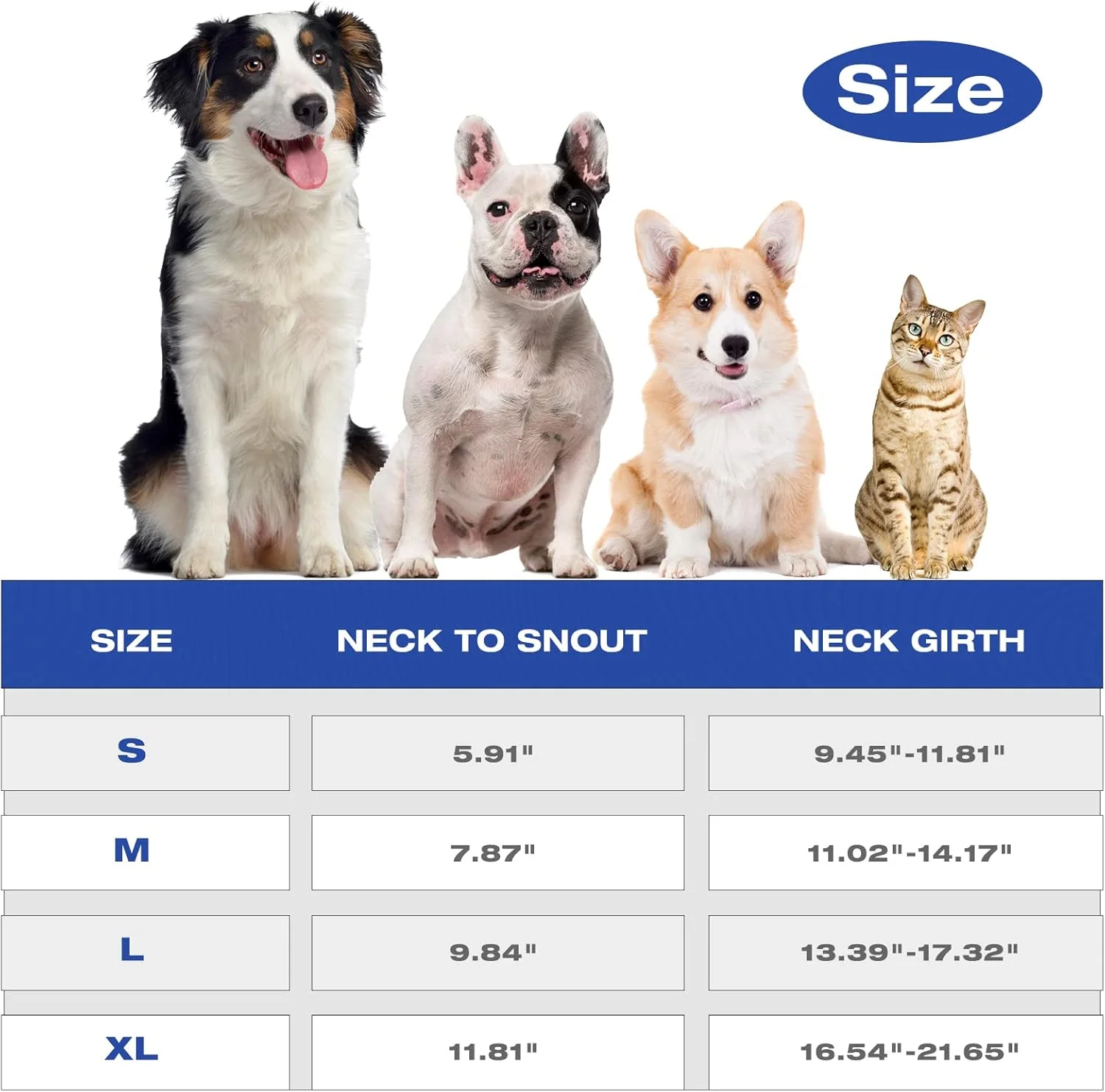 مخروطی سگ IECOii، مخروطی نرم برای سگ ها بعد از عمل، جایگزین های مخروطی سگ برای بهبودی سریع، مخروطی سگ قابل تنظیم برای سگ های بزرگ، مخروطی حیوانات خانگی نرم بزرگ، یقه بهبودی سگ، آبی-L