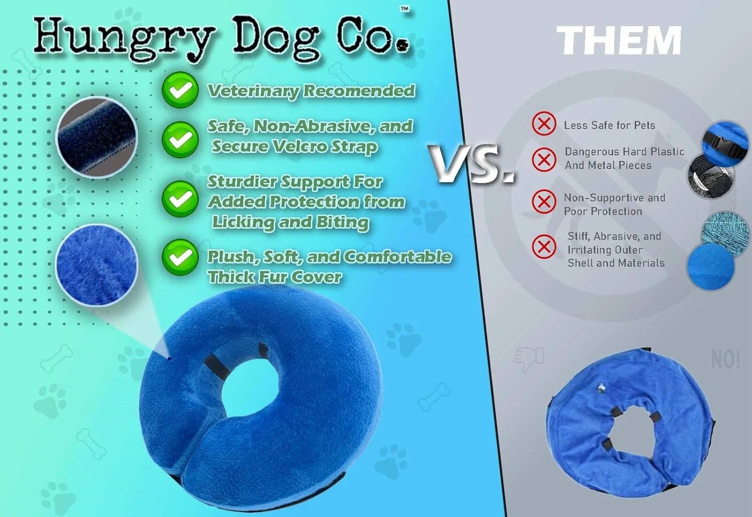 طوق بادی ممتاز و توپ بادوام - کمک به بهبود حیوانات خانگی - راحت و ایمن برای حیوان خانگی شما - طوق نرم - آبی، کوچک (گردن 7 تا 11 اینچ) طوق بادی ممتاز و توپ بادوام - کمک به بهبود حیوانات خانگی - راحت و ایمن برای حیوان خانگی شما - طوق نرم - آبی، کوچک (گردن 7 تا 11 اینچ)