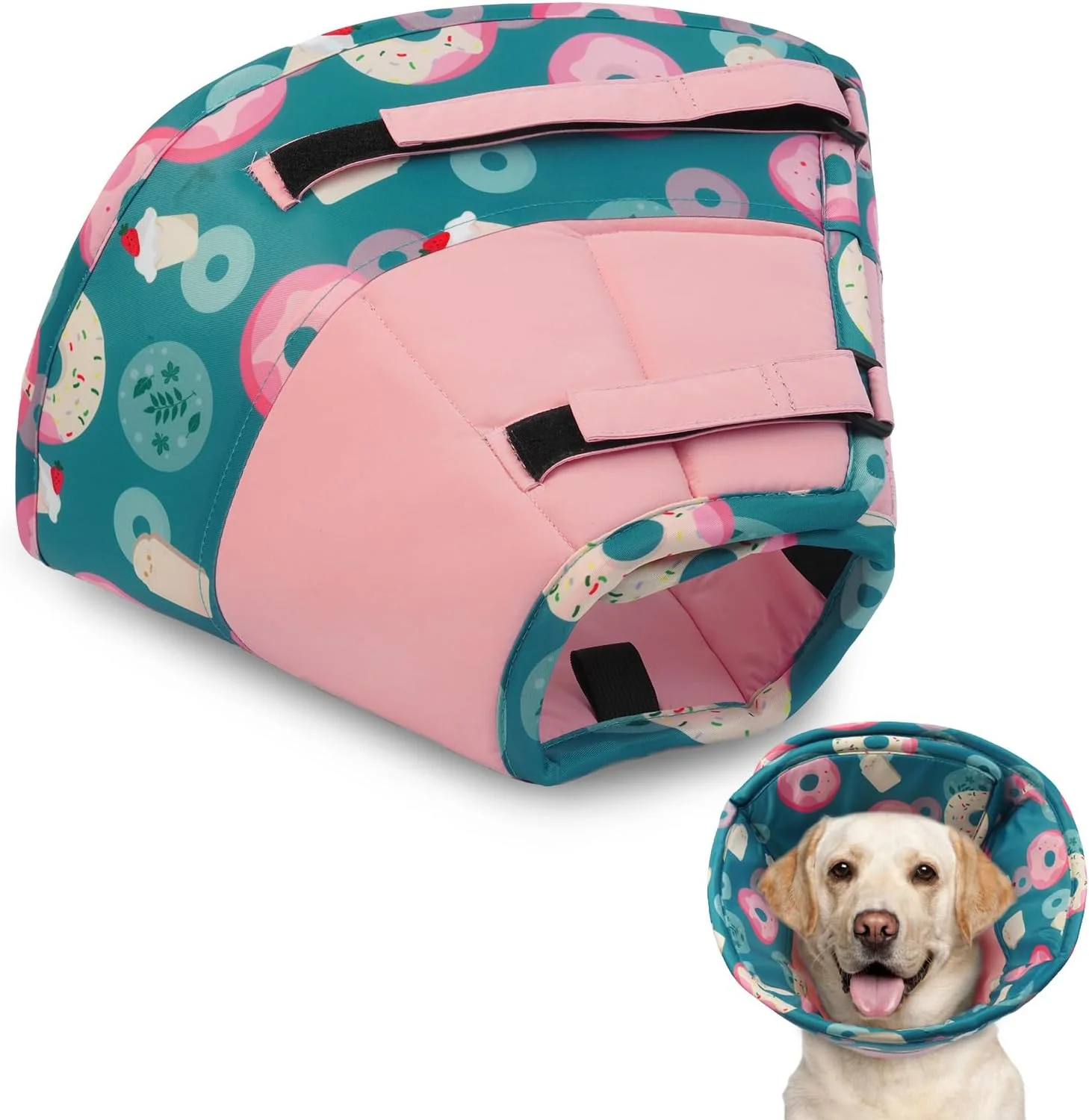 قلاده سگ - قلاده نرم و قابل تنظیم سگ برای محافظت در برابر لیسیدن، ضد آب، محافظ سگ در برابر آسیب ها، زخم ها، لیسیدن یا خراش (صورتی M) قلاده سگ - قلاده نرم و قابل تنظیم سگ برای محافظت در برابر لیسیدن، ضد آب، محافظ سگ در برابر آسیب ها، زخم ها، لیسیدن یا خراش (صورتی M)