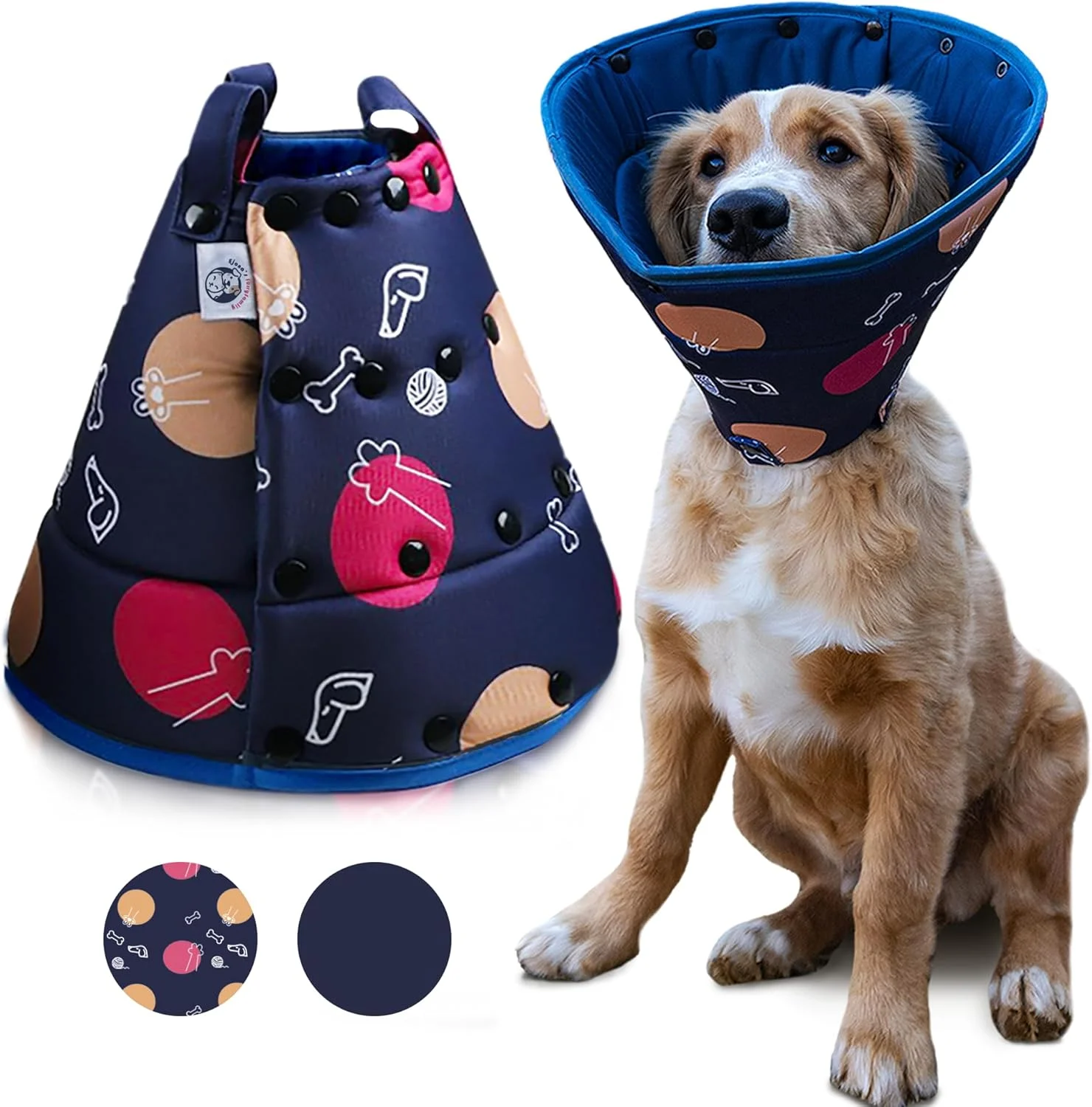 طوق گردنی سگ، برای جلوگیری از لیسیدن، بعد از جراحی، مراقبت از زخم، عقیم سازی، سایز قابل تنظیم - Ejona's furryfamily- 3XL طوق گردنی سگ، برای جلوگیری از لیسیدن، بعد از جراحی، مراقبت از زخم، عقیم سازی، سایز قابل تنظیم - Ejona's furryfamily- 3XL