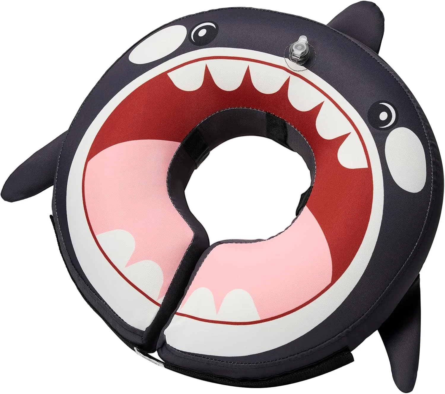 طوق محافظ بادی بنکمیت برای سگ ها و گربه ها - طوق بازیابی نرم حیوانات خانگی که مانع دید نمی شود (متوسط، Orca)